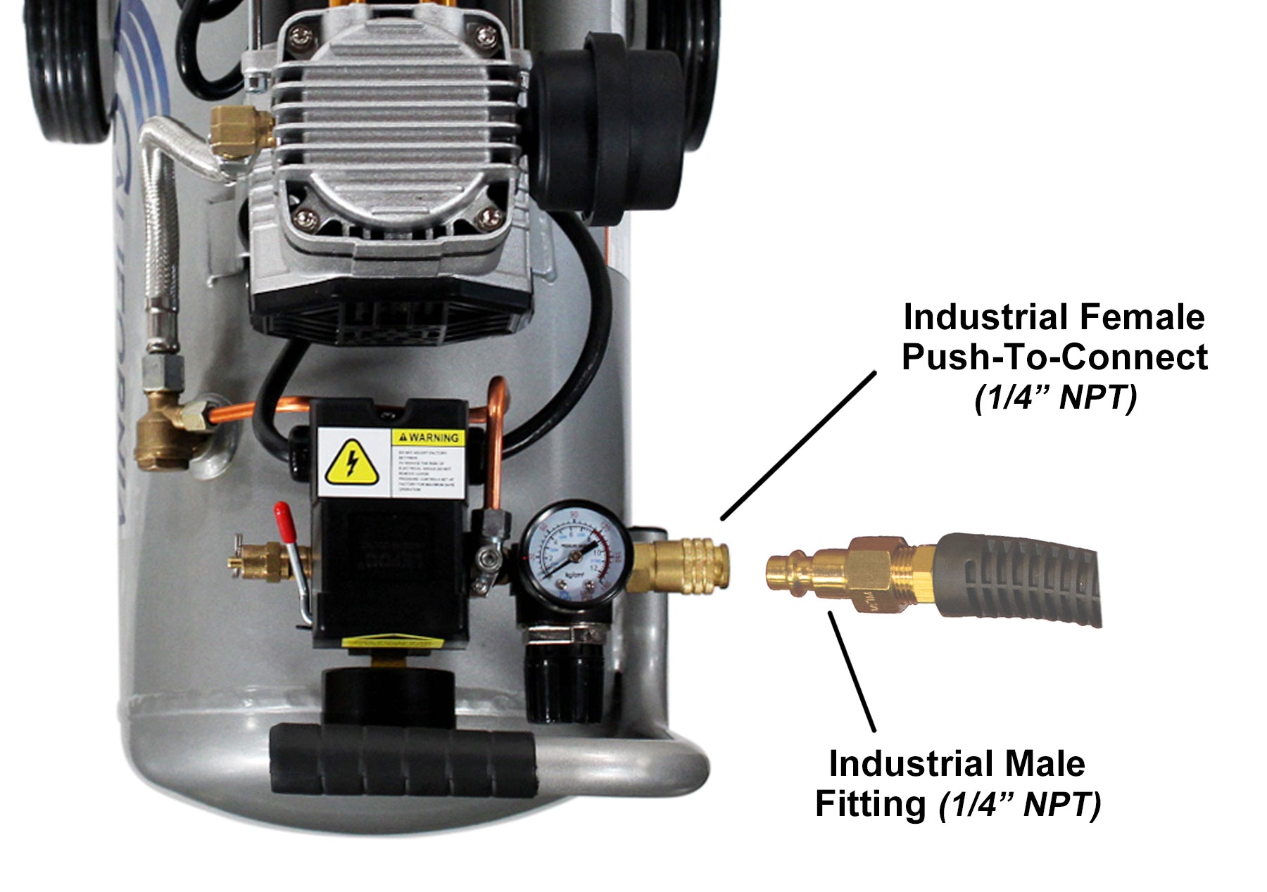 California Air Tools 4.7 Gal., 110 V 4710W Quiet Air Compressor