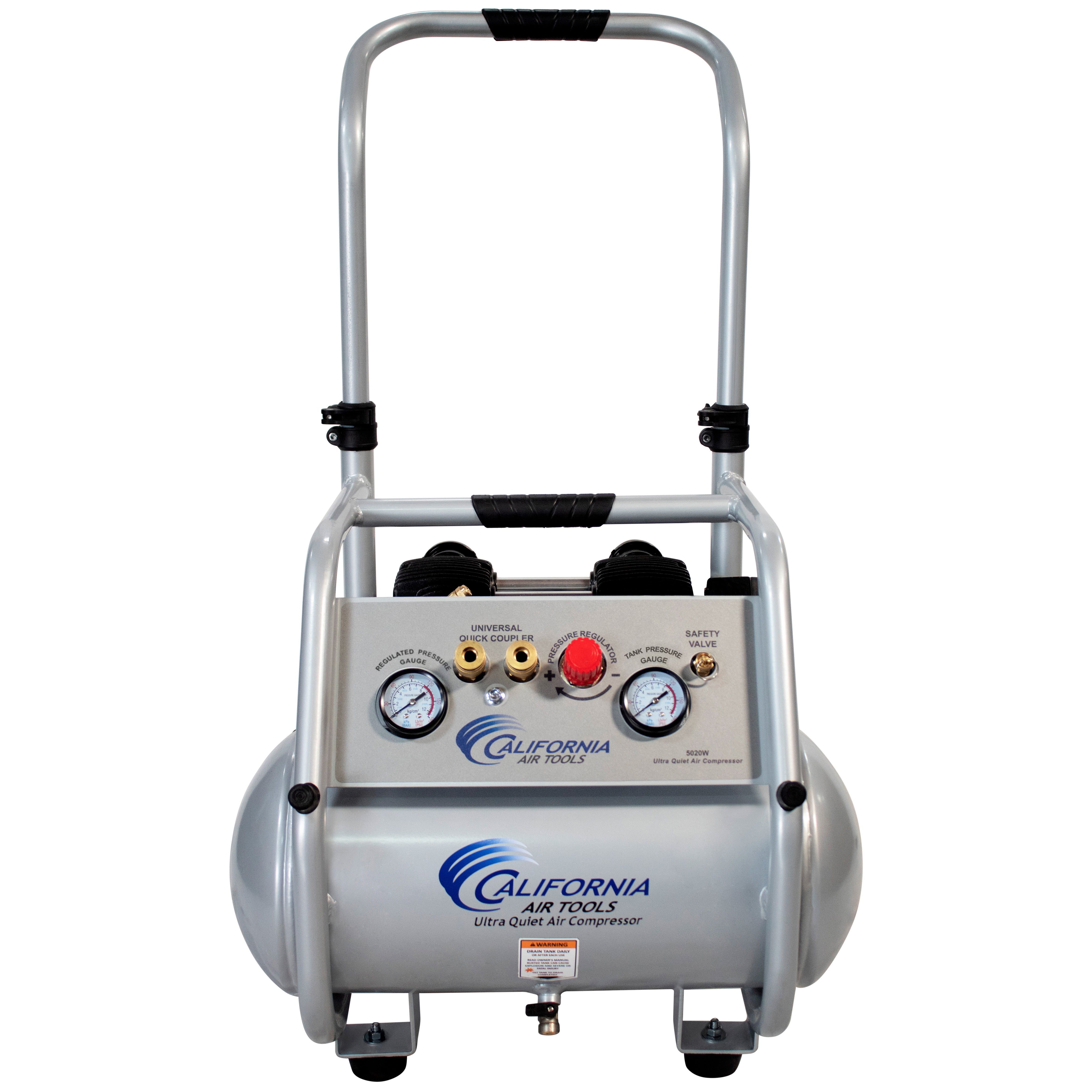 California Air Tools 5 Gal 2 Hp Ultra-Quiet Oil-Free Rugged Air Compressor