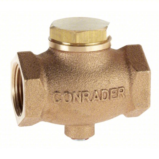 Horizontal Inline Check Valve - 2" FNPT x 2" FNPT - 220 CFM - GV2