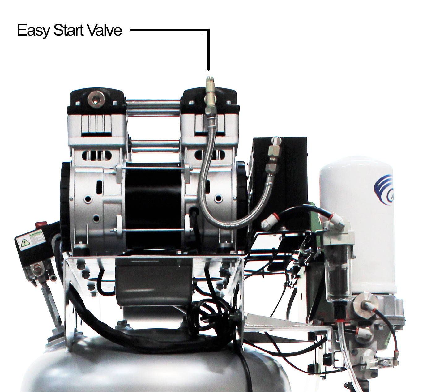 California Air Tools 4.0 Hp, 60.0 Gal. Steel Tank Oil-Free Air Compressor with Air Drying System & Auto Drain