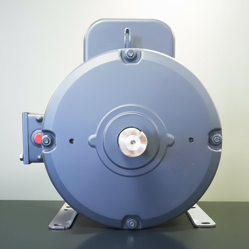 5HP LEESON 1740 RPM 184T DP 208-230V 1PH Air Compressor Motor