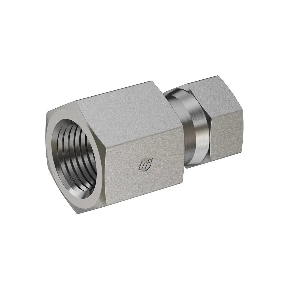 Warthog steel JIC 37° female to female NPT adapter