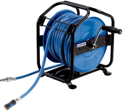 Prevost DMP steel manual hose reel with 25 ft hose