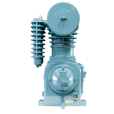 Saylor-Beall 705 two-stage splash lubricated cast iron air compressor bare pump with flywheel