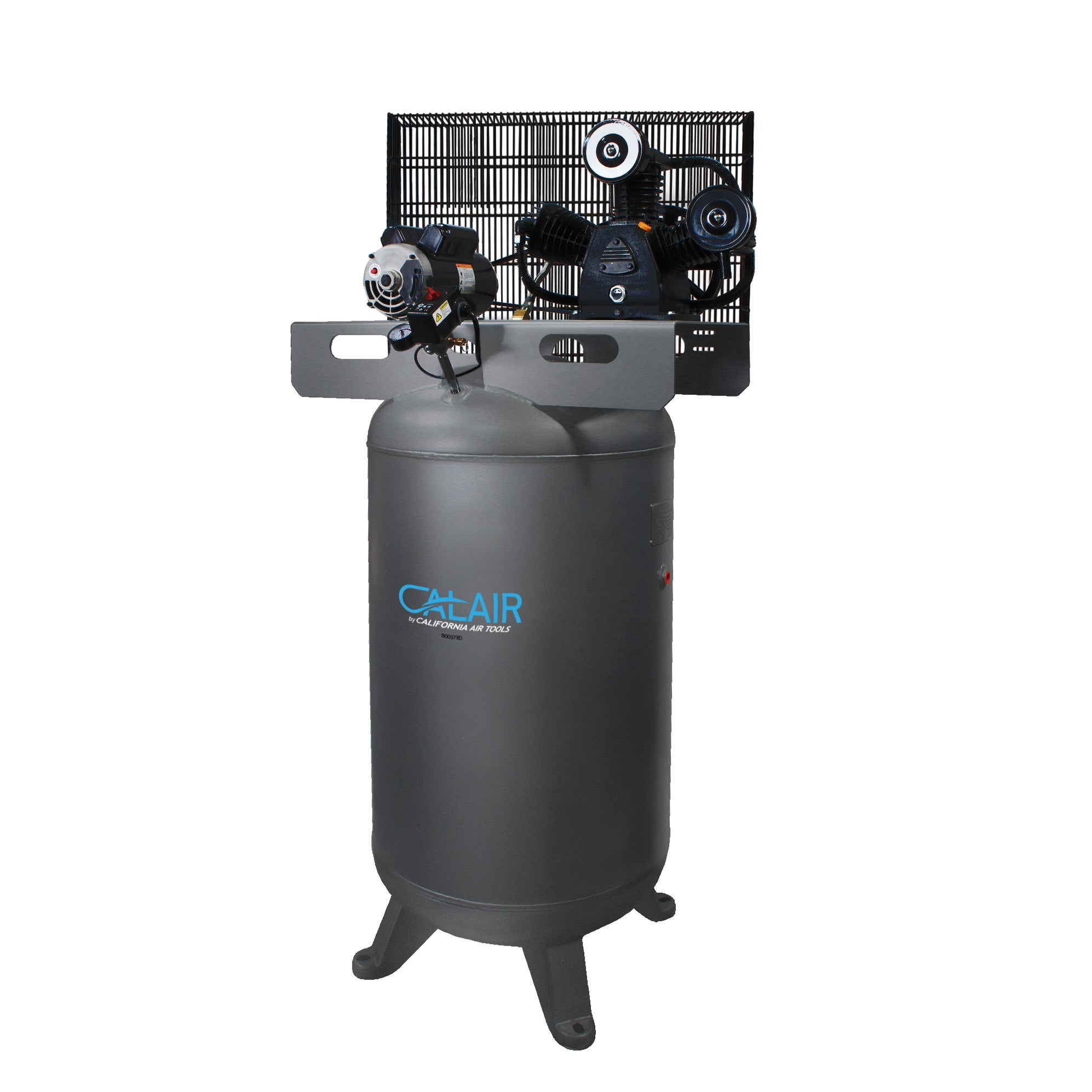 CALAIR 80 Gal 5.0 hp One-Stage Oil-Lubricated Belt Driven Air Compressor by California Air Tools - CALAIR-80050BD