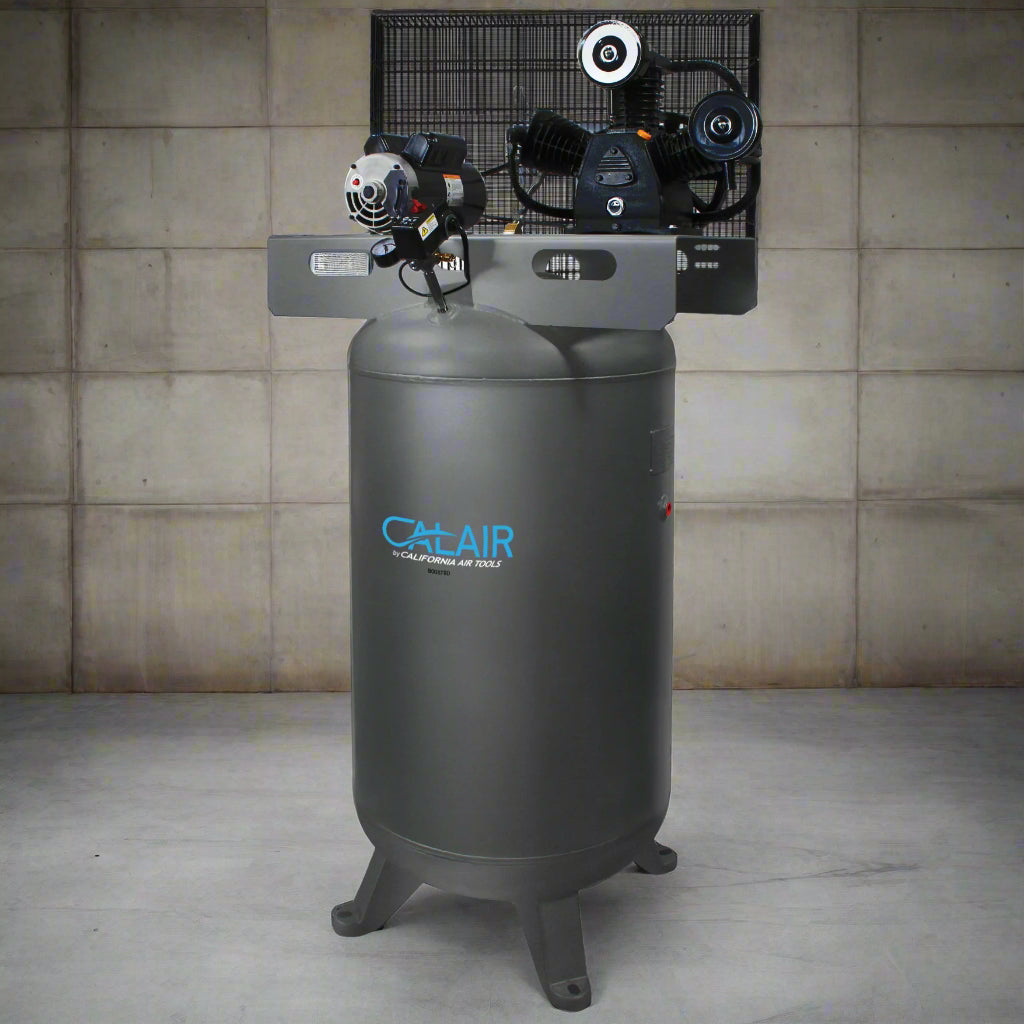 CALAIR 80 Gal 5.0 hp One-Stage Oil-Lubricated Belt Driven Air Compressor by California Air Tools - CALAIR-80050BD