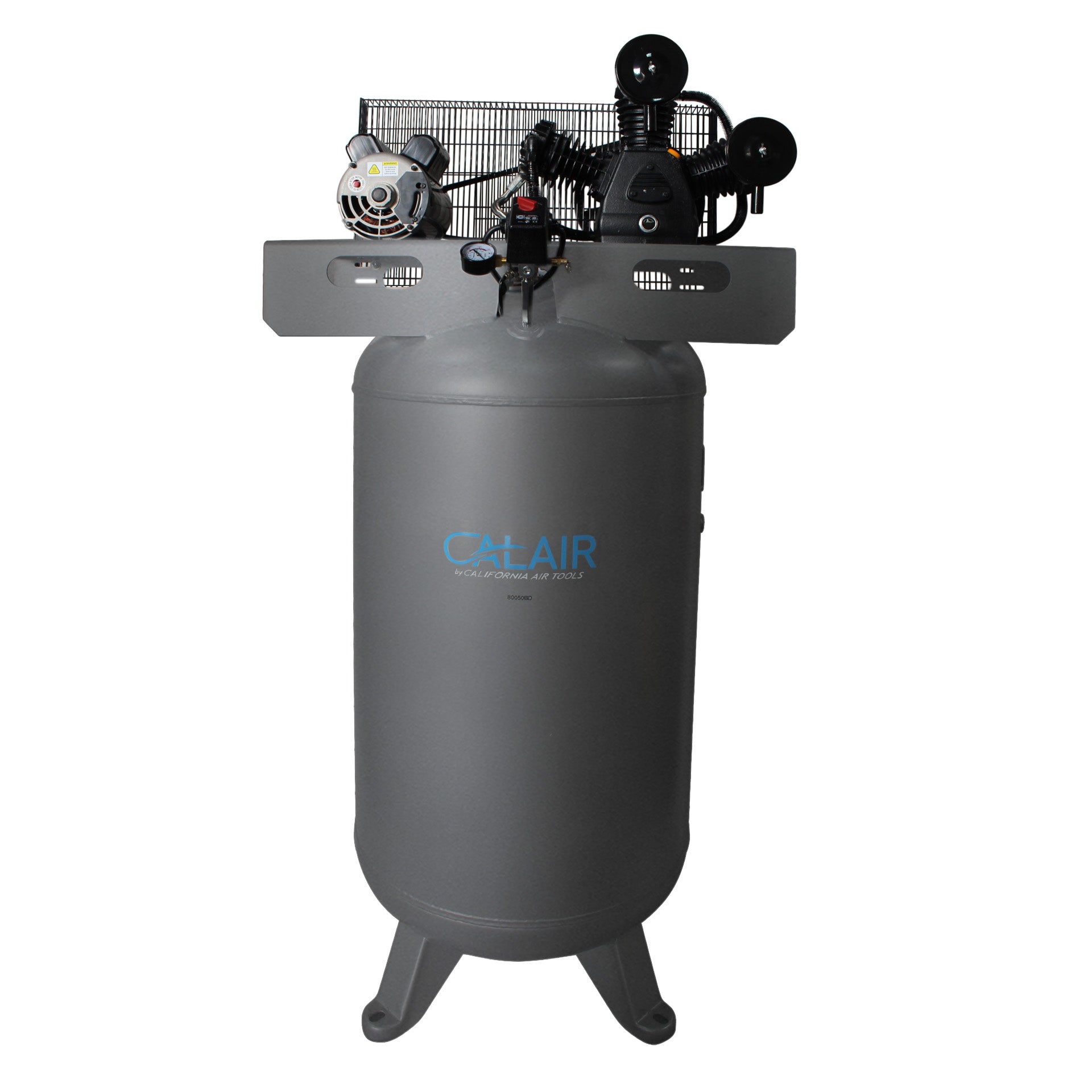CALAIR 80 Gal 5.0 hp One-Stage Oil-Lubricated Belt Driven Air Compressor by California Air Tools - CALAIR-80050BD