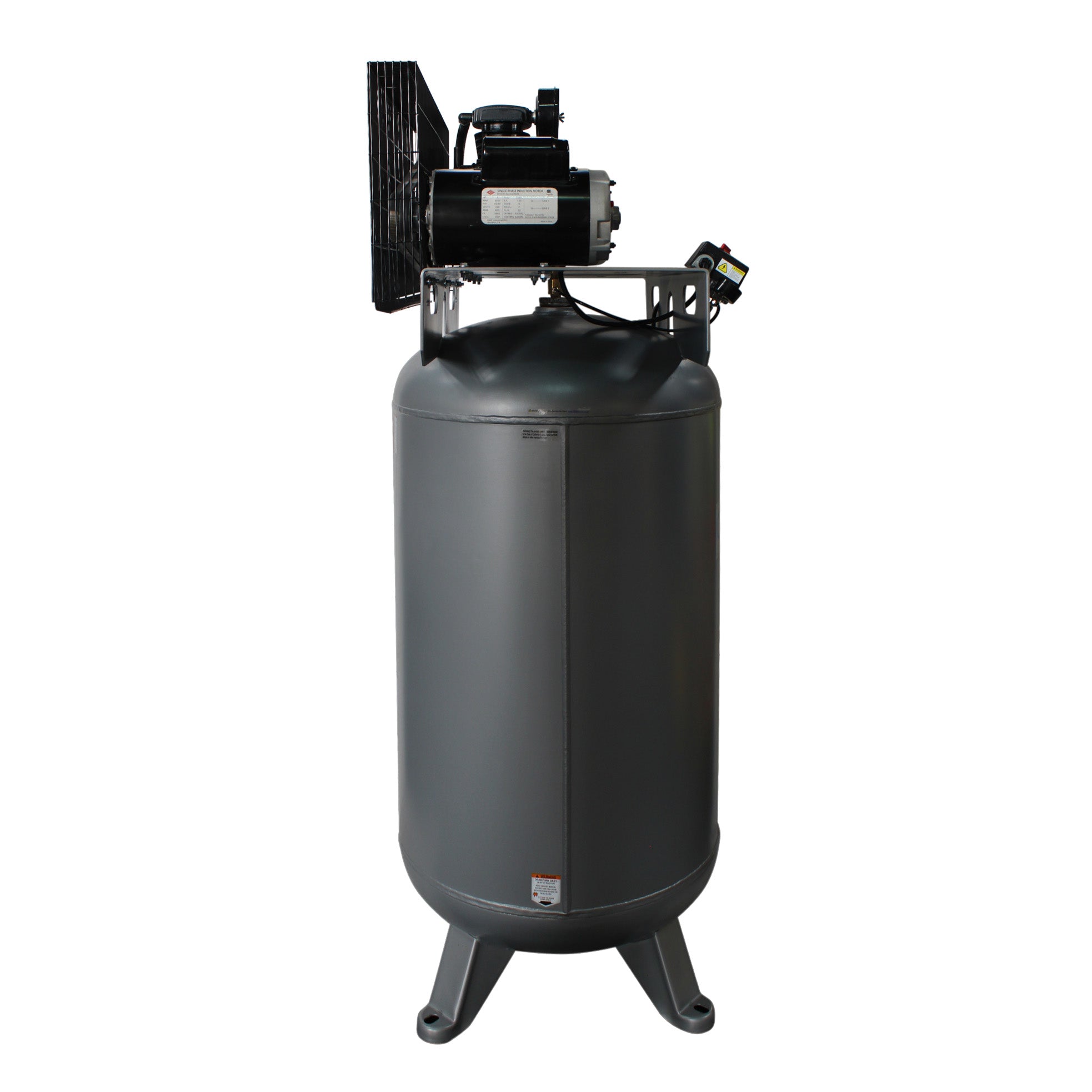 CALAIR 80 Gal 5.0 hp One-Stage Oil-Lubricated Belt Driven Air Compressor by California Air Tools - CALAIR-80050BD