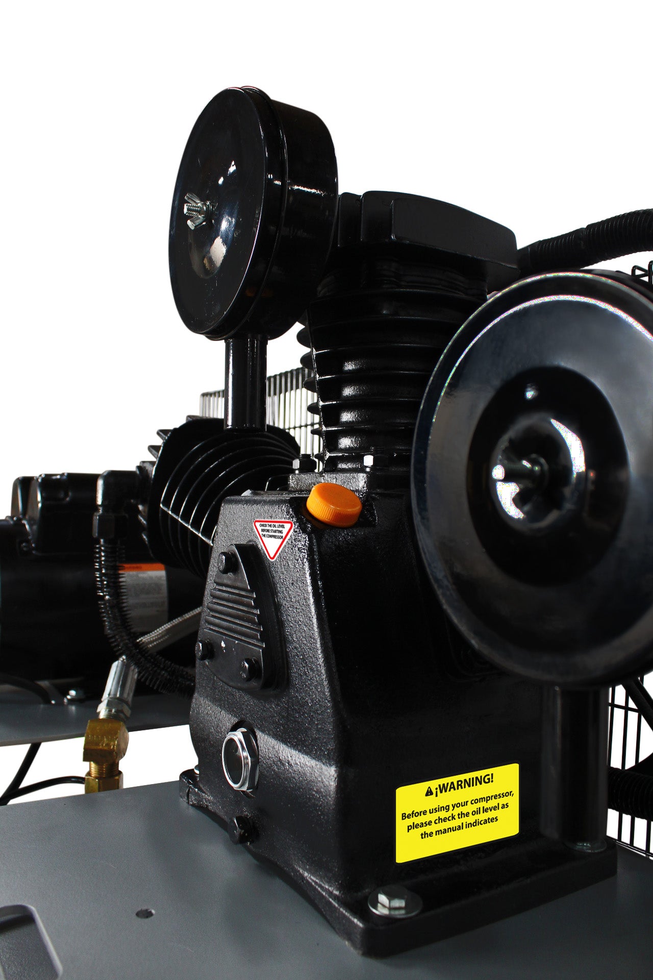 CALAIR 80 Gal 5.0 hp One-Stage Oil-Lubricated Belt Driven Air Compressor by California Air Tools - CALAIR-80050BD