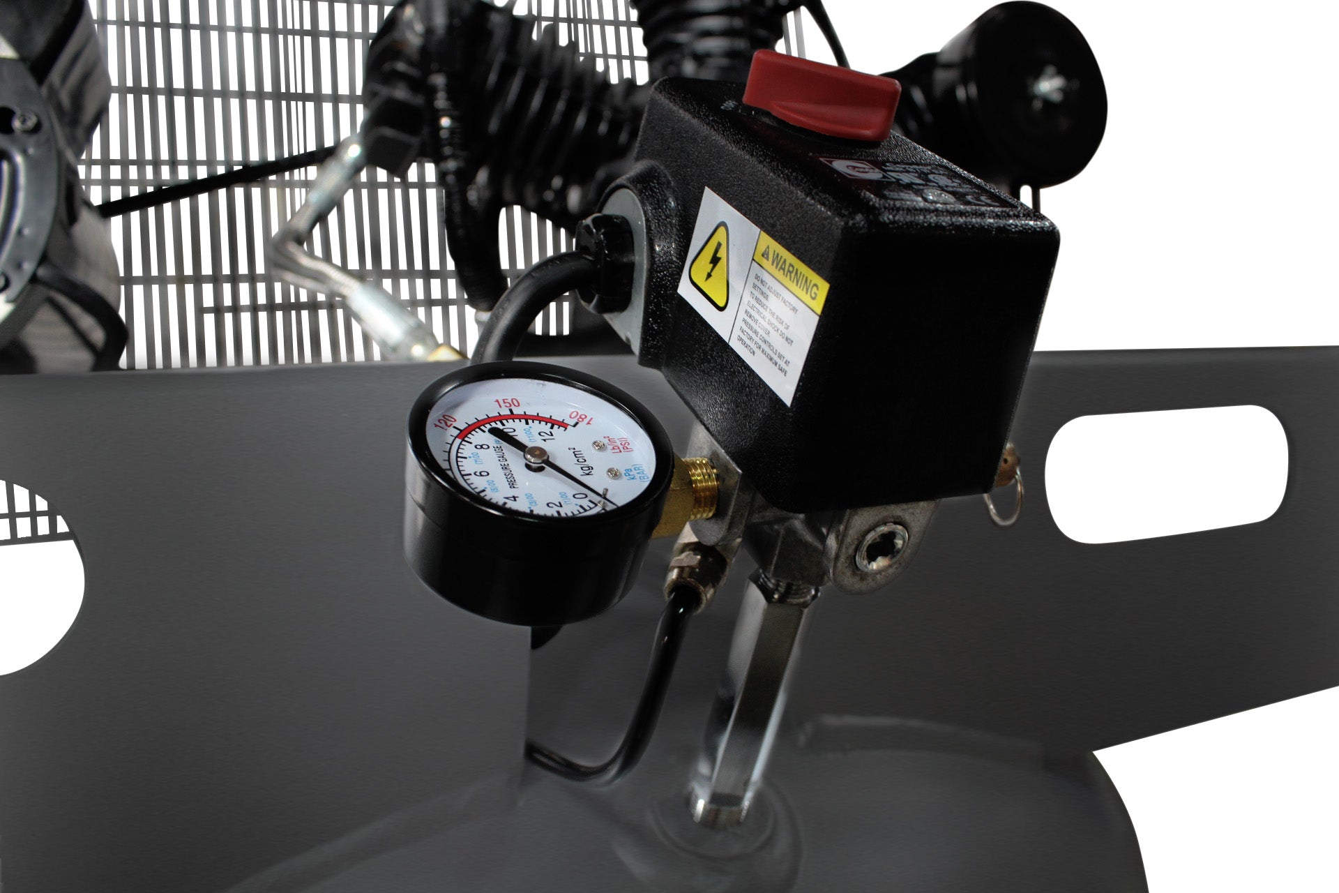 CALAIR 80 Gal 5.0 hp One-Stage Oil-Lubricated Belt Driven Air Compressor by California Air Tools - CALAIR-80050BD