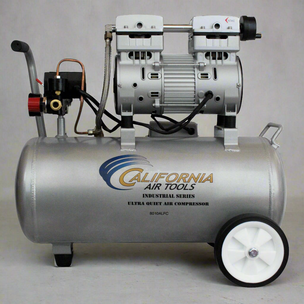 California Air Tools 1.0 Hp 8.0 Gal. Aluminum Tank Ultra Quiet & Oil-Free Air Compressor