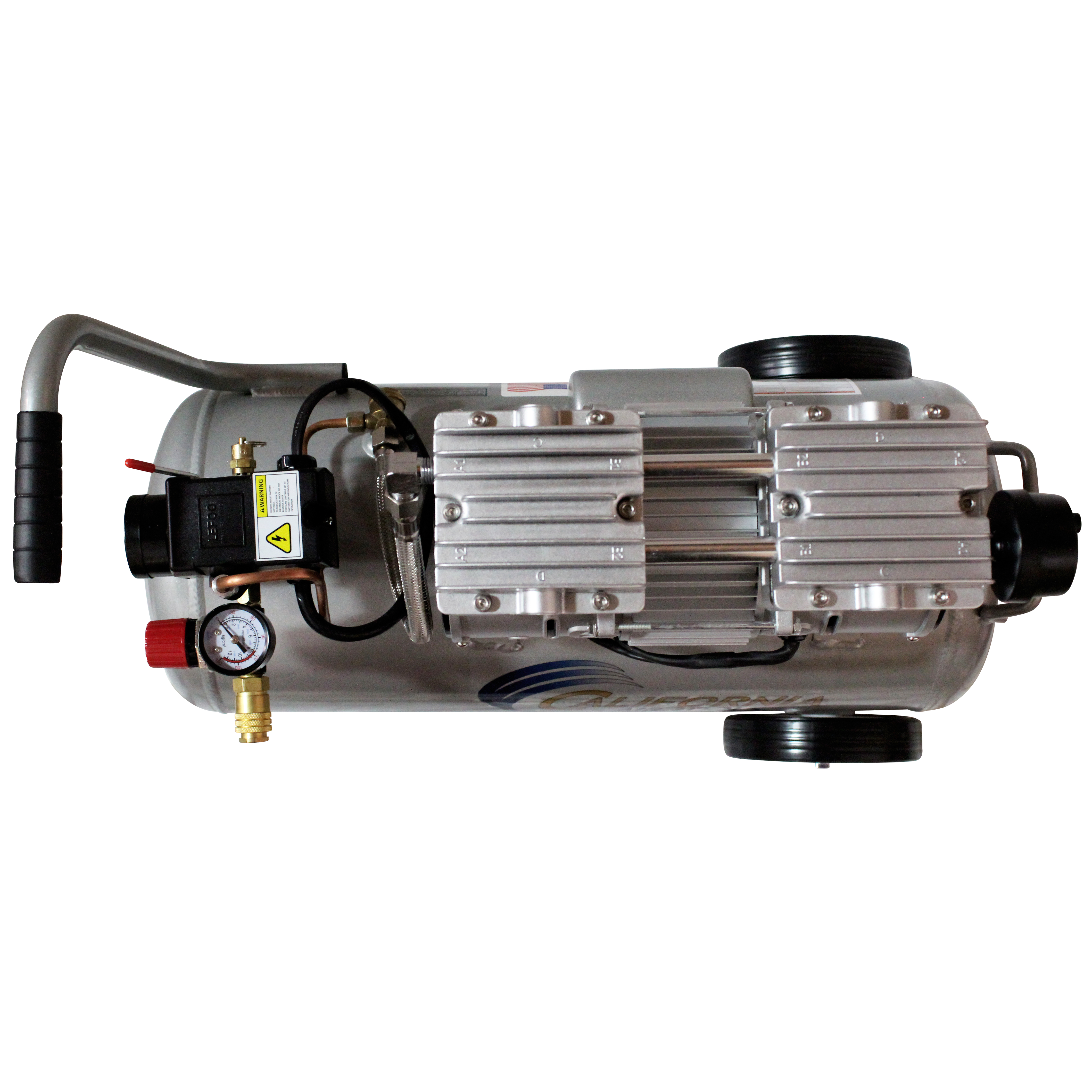 California Air Tools 1.0 Hp 8.0 Gal. Aluminum Tank Ultra Quiet & Oil-Free Air Compressor | CAT-8010ALFC