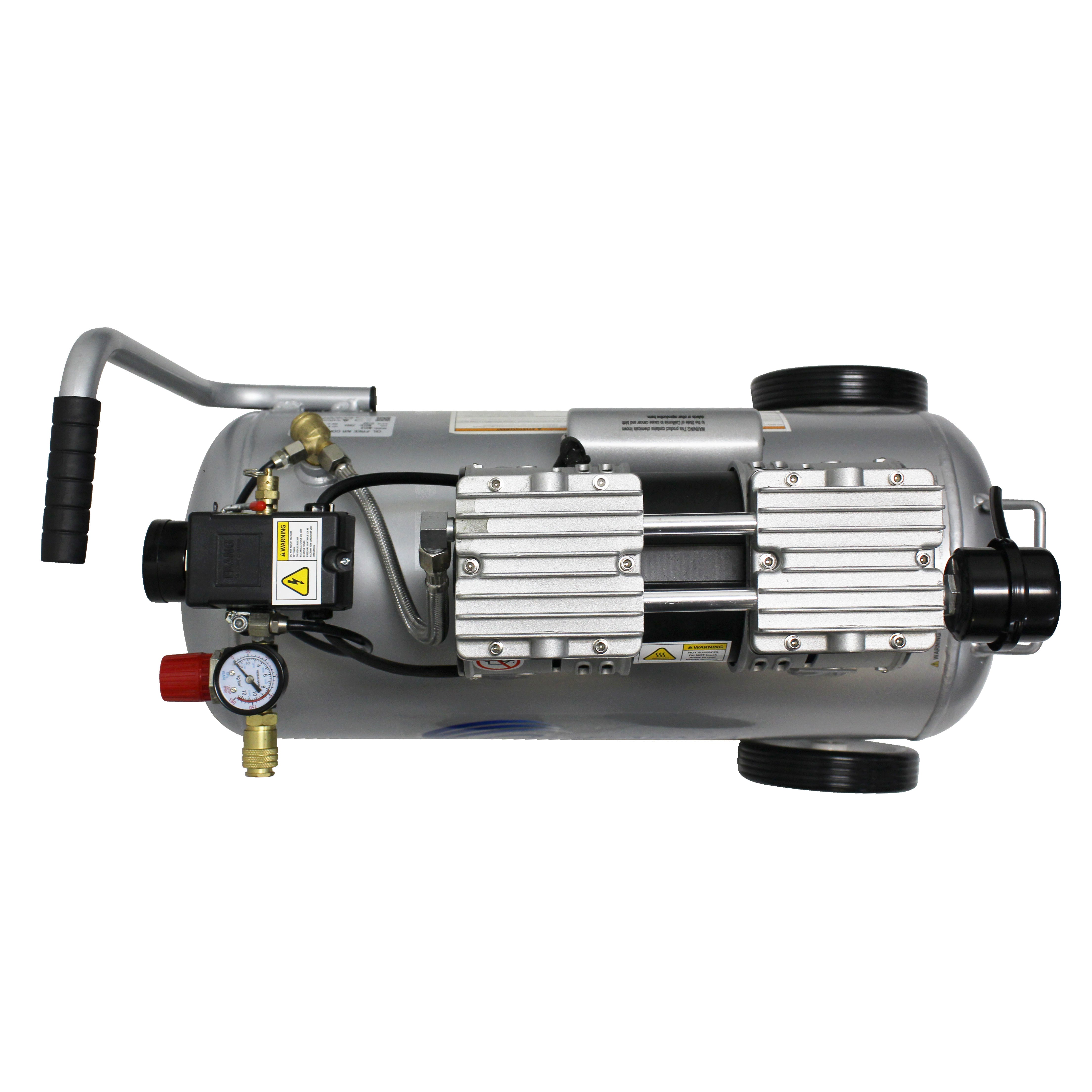 California Air Tools 1.0 Hp, 8.0 Gal. Steel Tank Ultra Quiet & Oil-Free Air Compressor