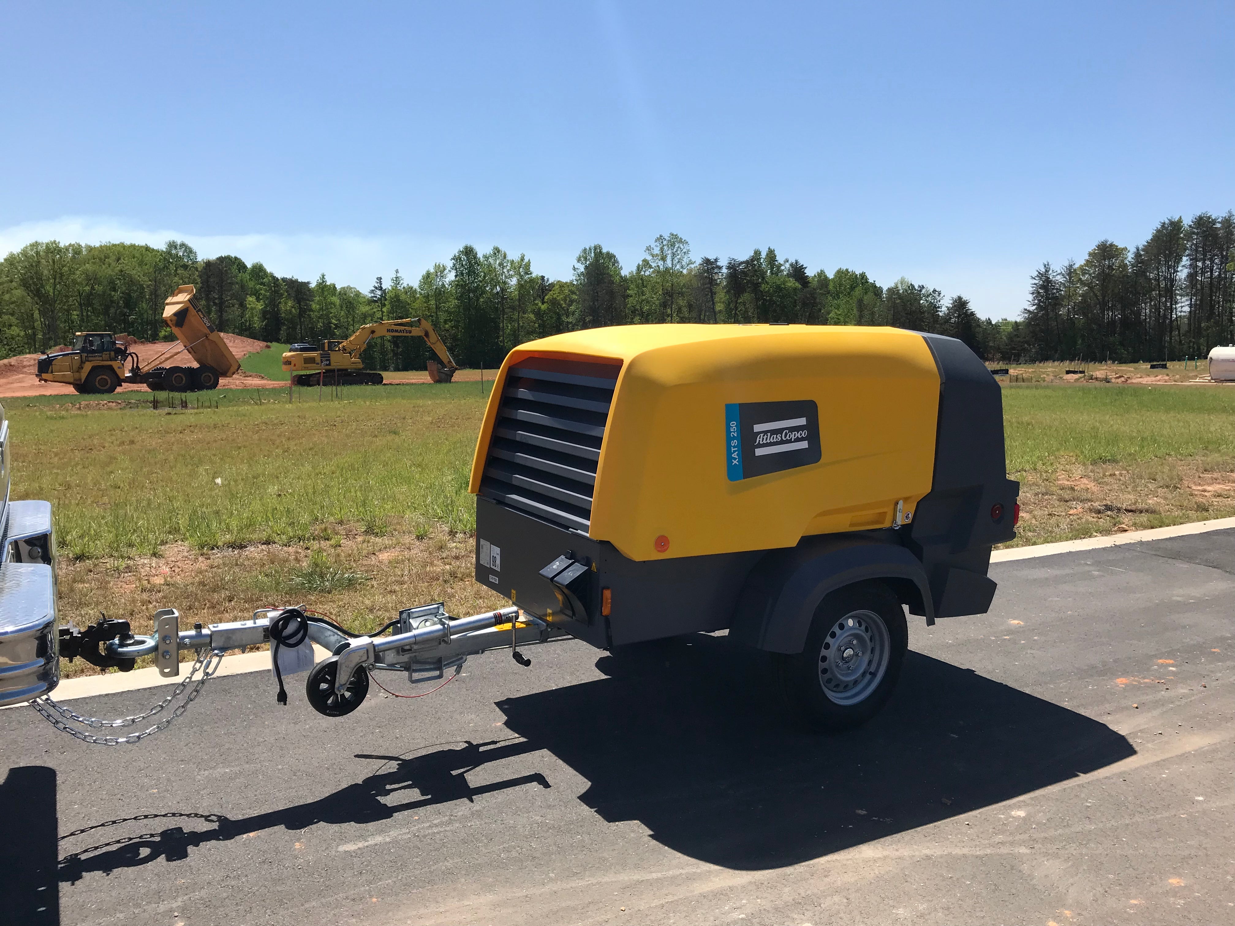 Atlas Copco XATS 250 KD8 Towable Air Compressor