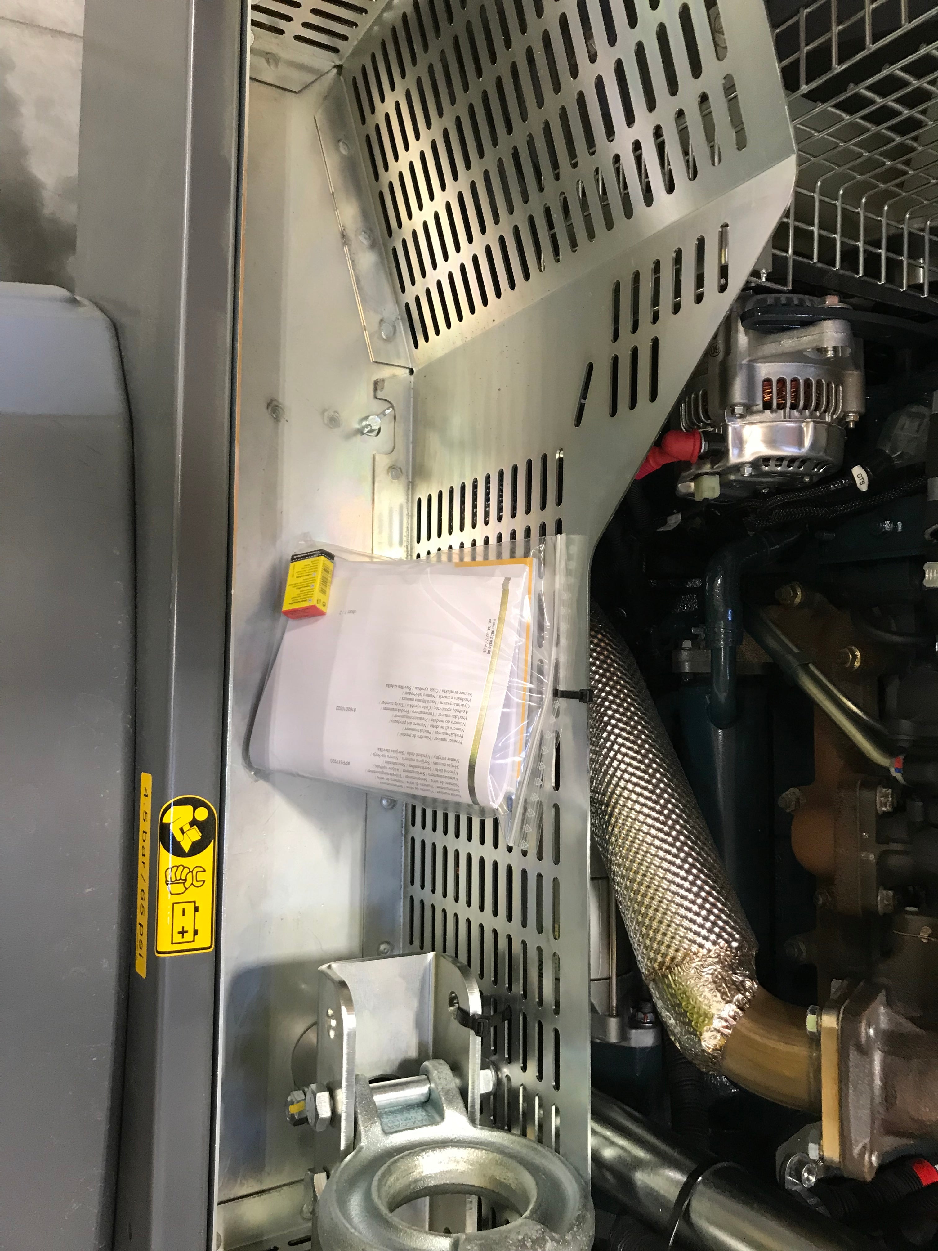 Atlas Copco XATS 250 KD8 Towable Air Compressor