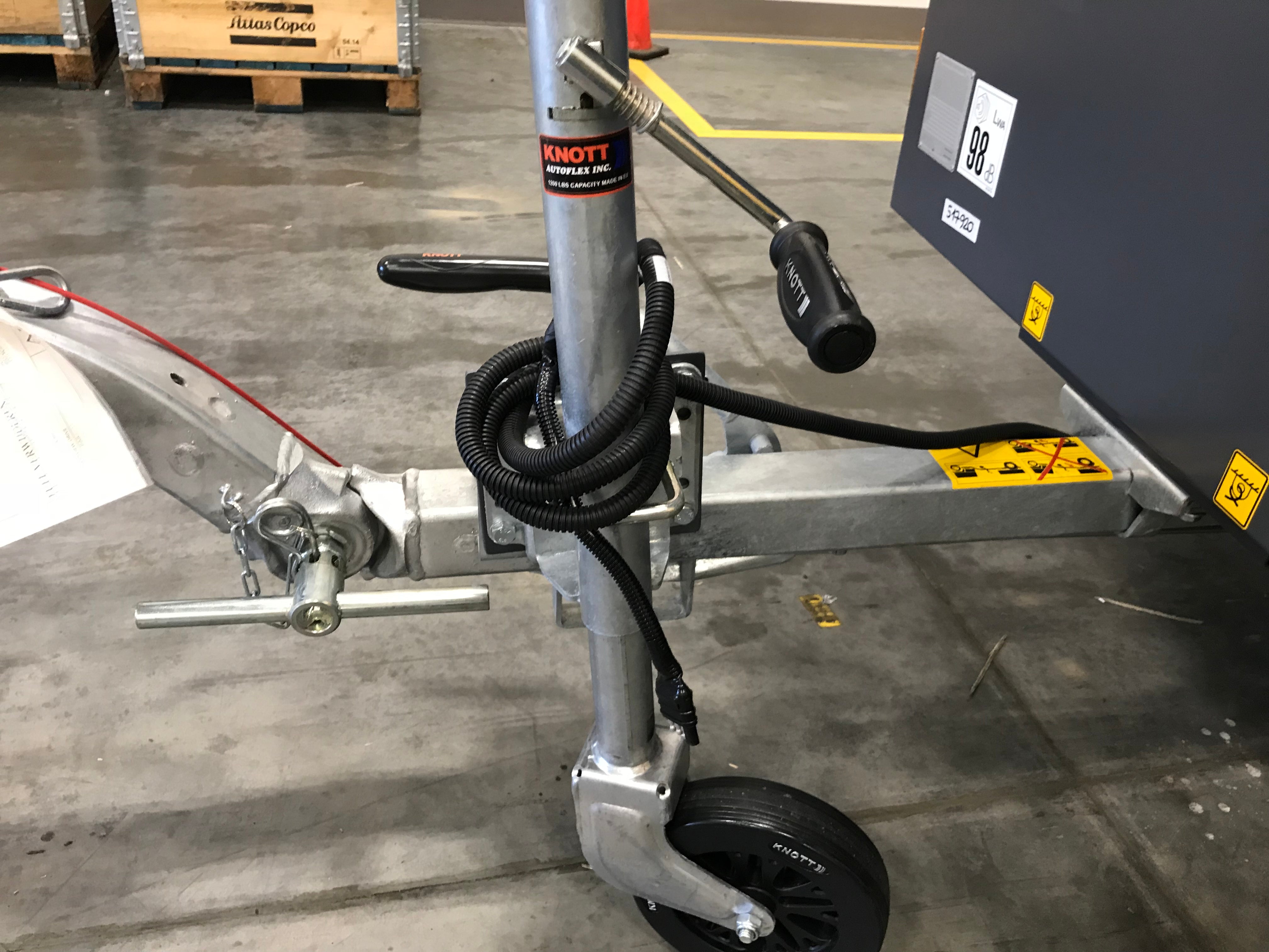 Atlas Copco XATS 250 KD8 Towable Air Compressor