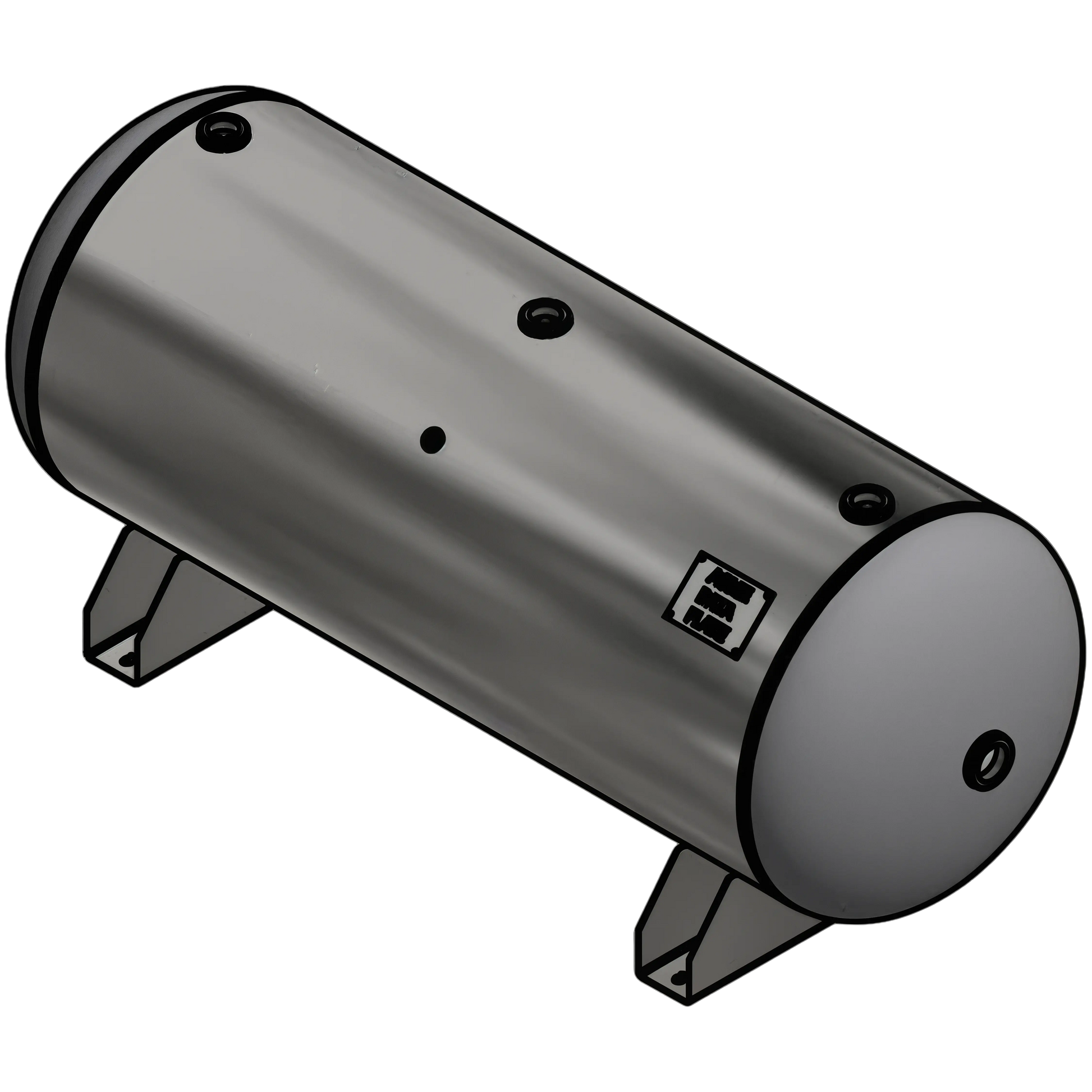 120 Gallon 200PSI Horizontal Air Tank By Samuel with Saddle legs | A10033 Samuel