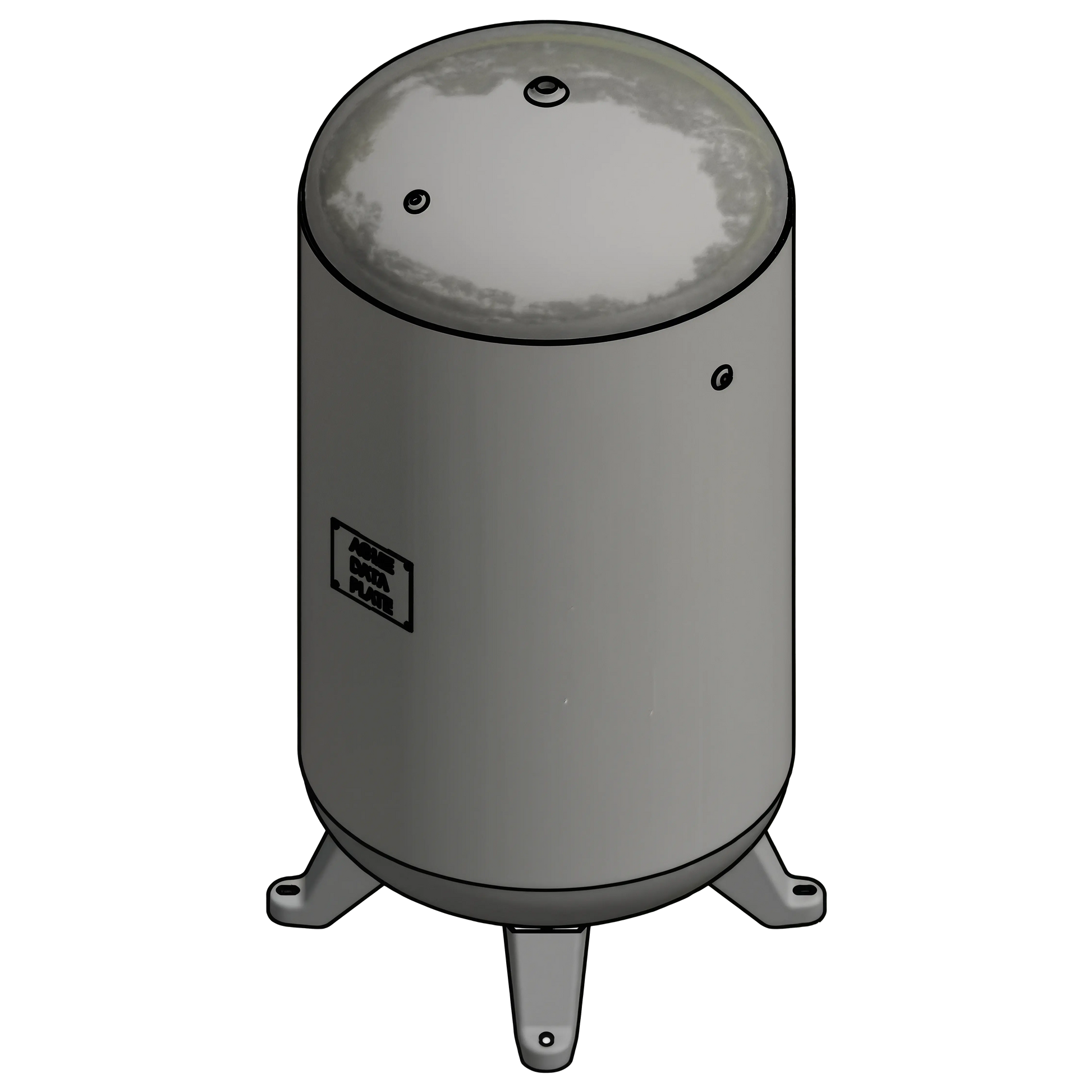 80 Gallon 200PSI Vertical Air Tank By Samuel with 4 feet | A10045 Samuel