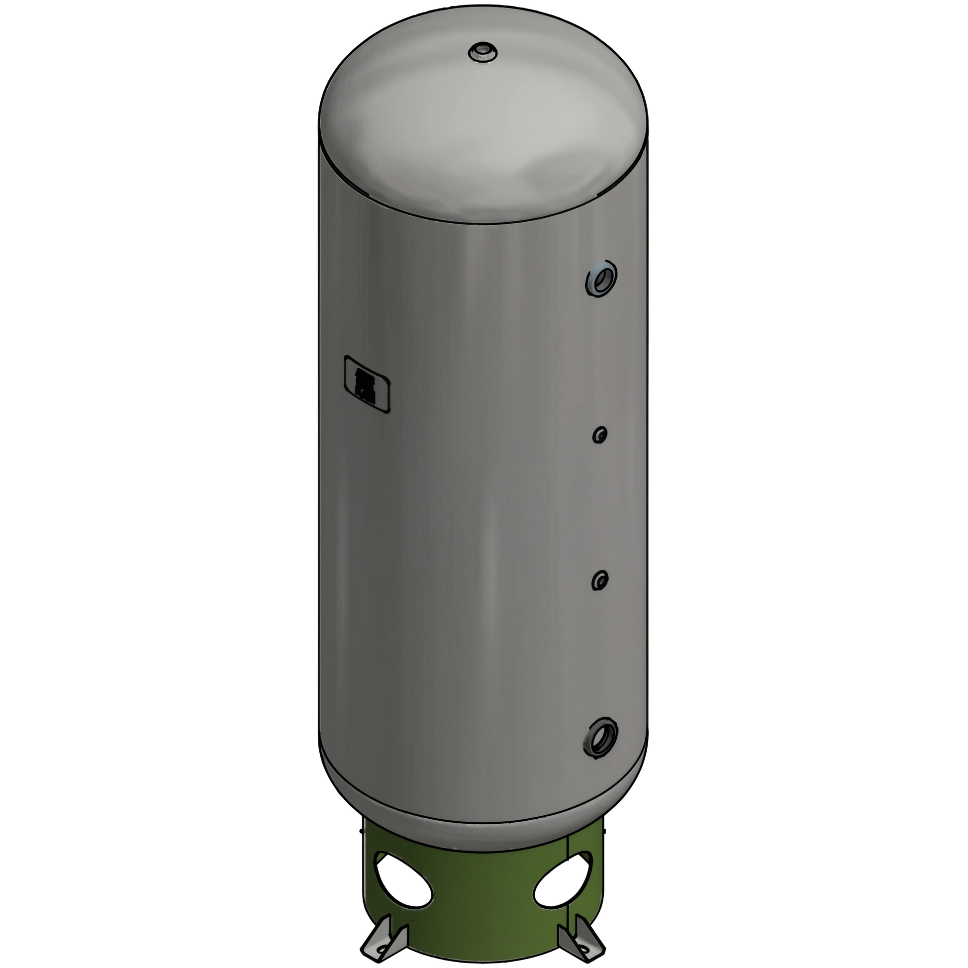 120 Gallon 300PSI Vertical Air Tank By Samuel with 8" base ring | A10049-300 Samuel