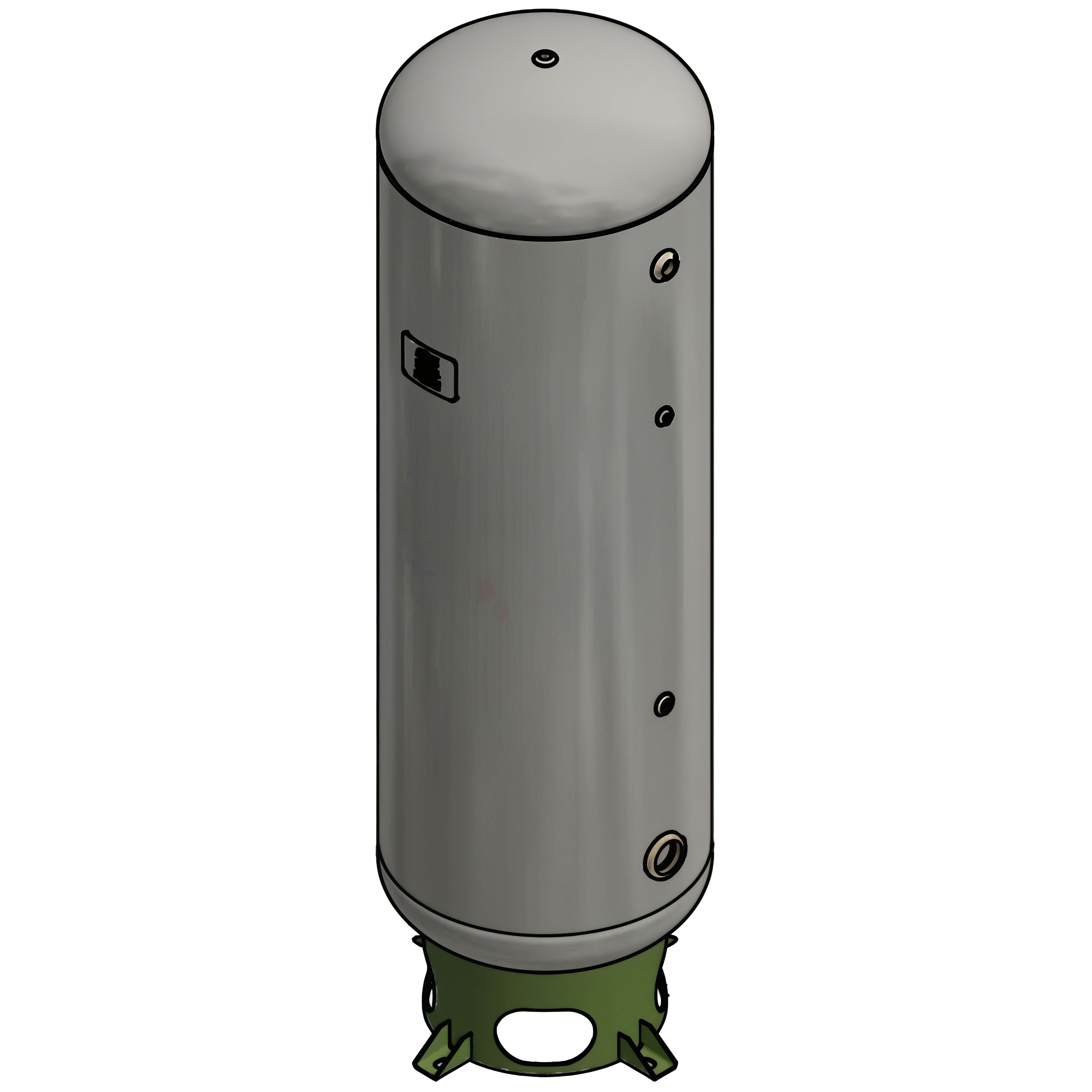 80 Gallon 300PSI Vertical Air Tank By Samuel with 6" base ring | A10325-300