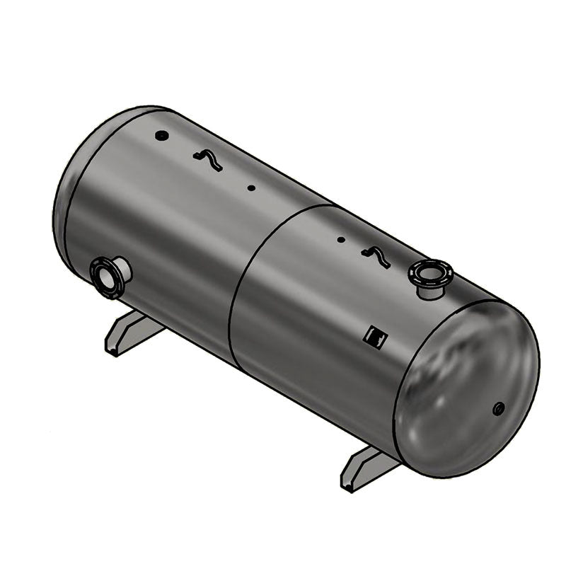 1060 Gallon 200PSI Horizontal Air Tank By Samuel with Saddle legs | A10368-200