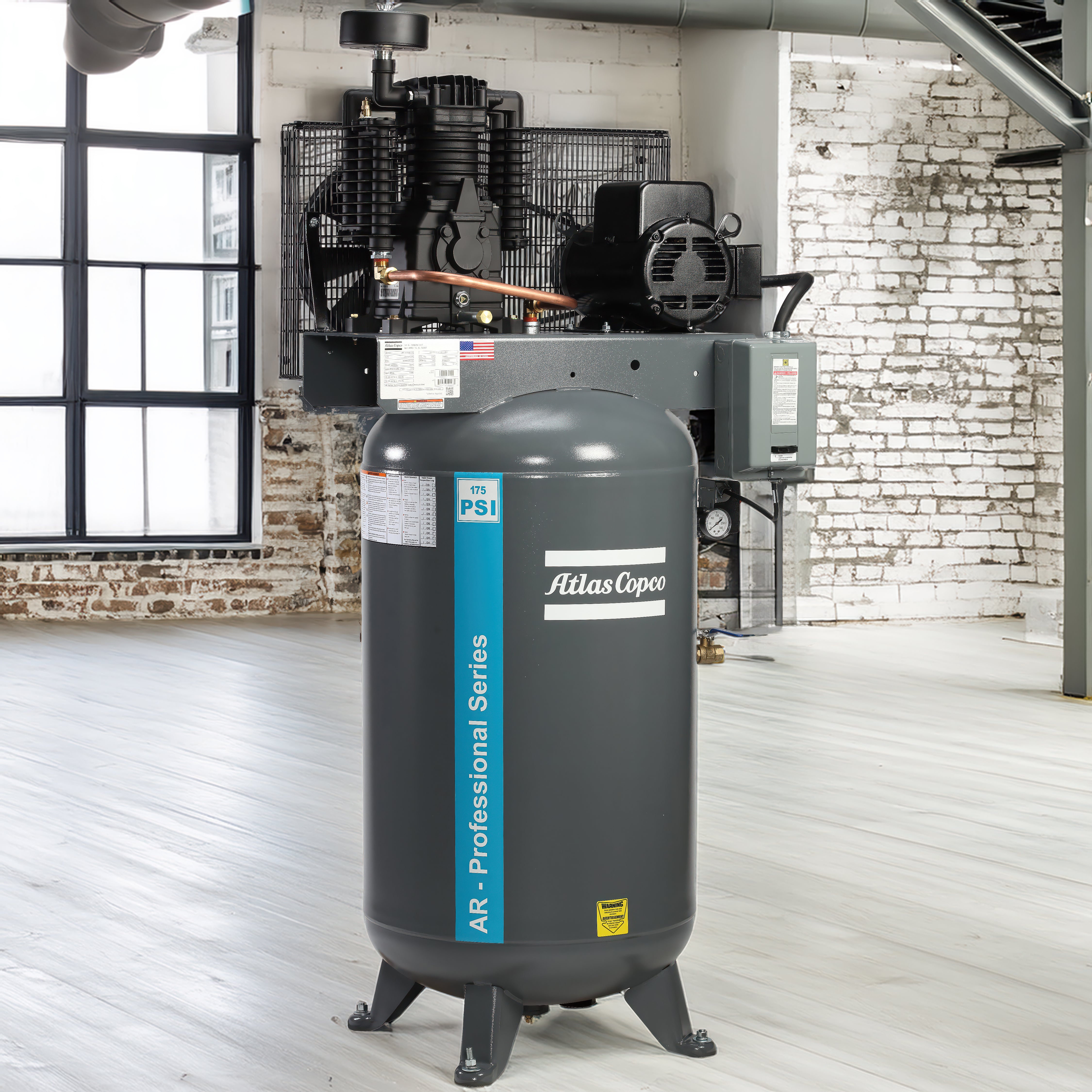 Atlas Copco AR Professional Aluminum Piston Air Compressor