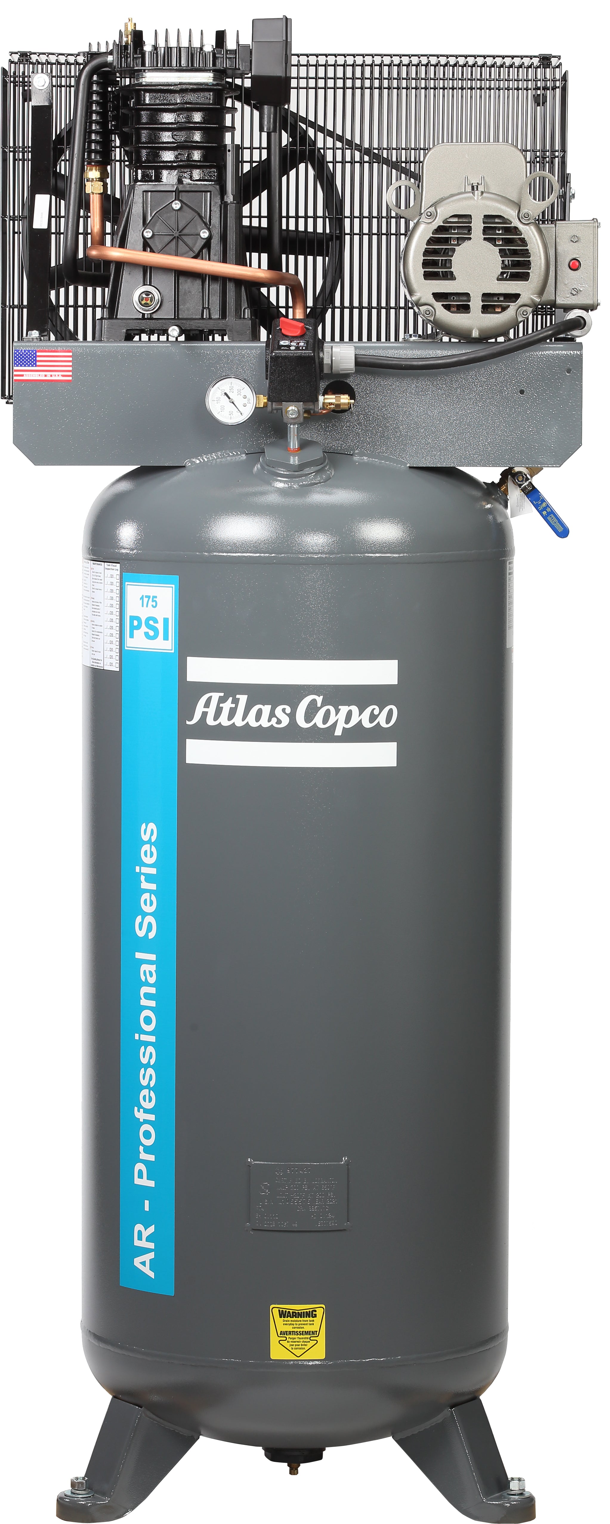 Atlas Copco AR Professional Aluminum Piston Air Compressor
