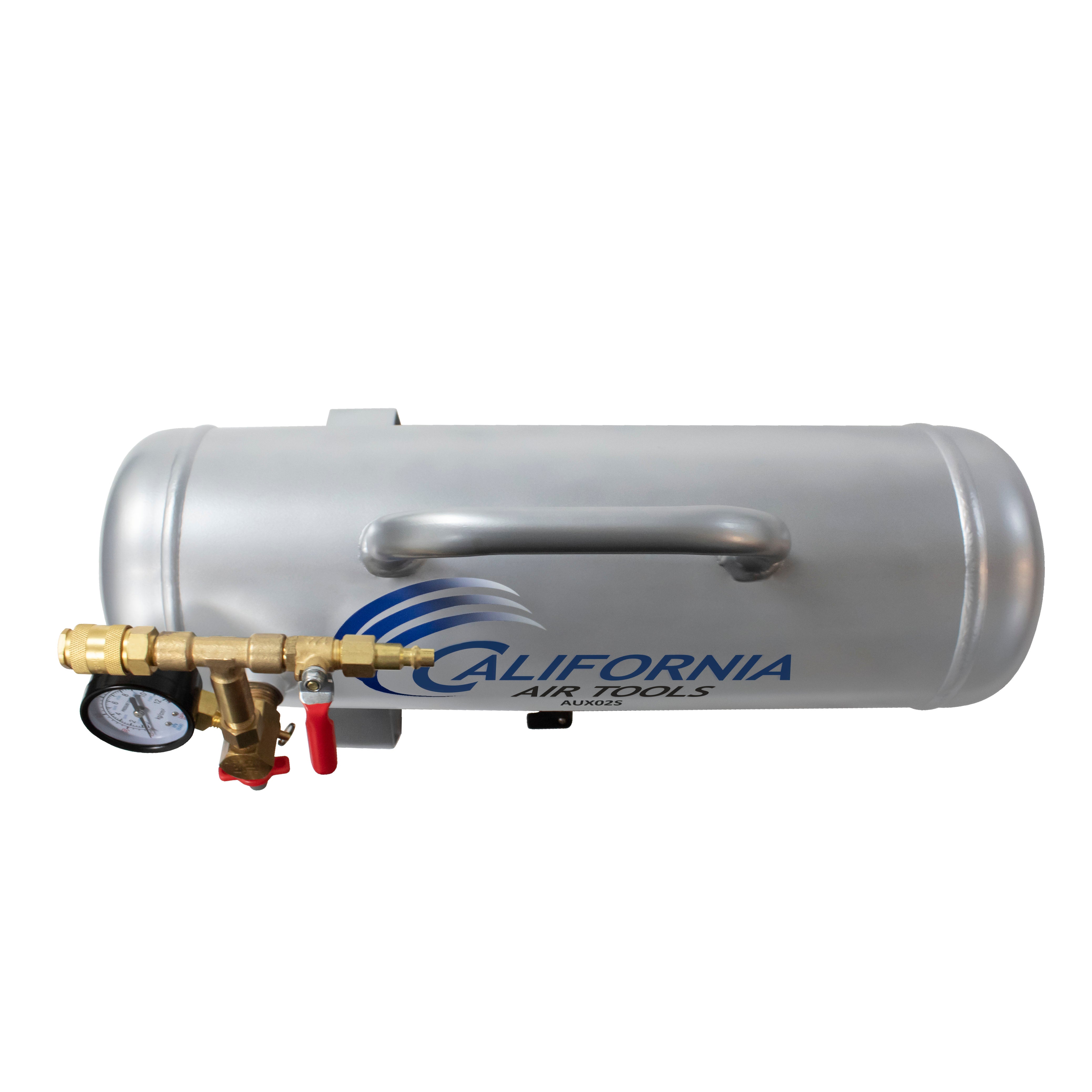 California Air Tools Portable 2 Gallon Steel Air Tank | CAT-AUX02S