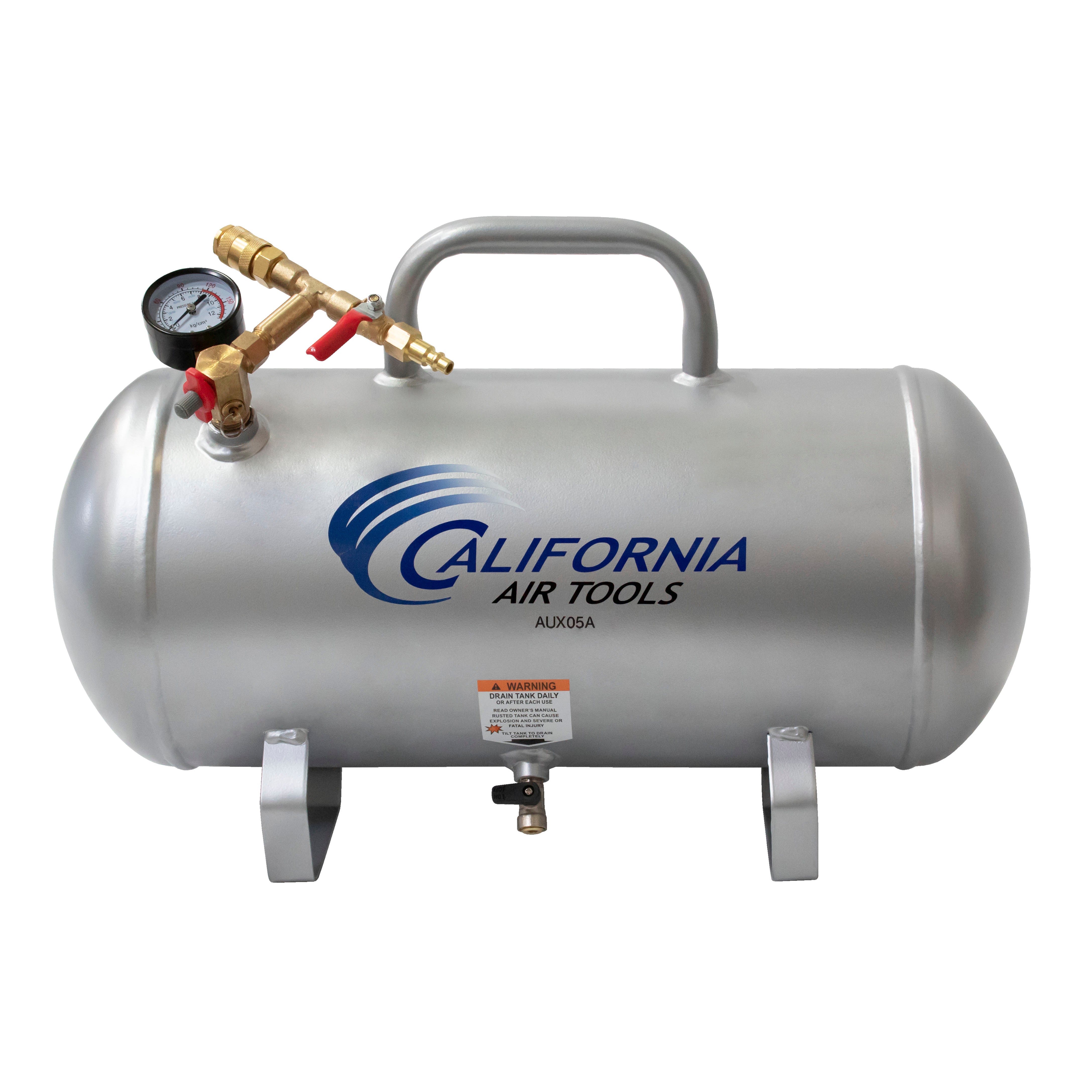California Air Tools 5 Gallon Lightweight Portable Aluminum Air Tank | CAT-AUX05A