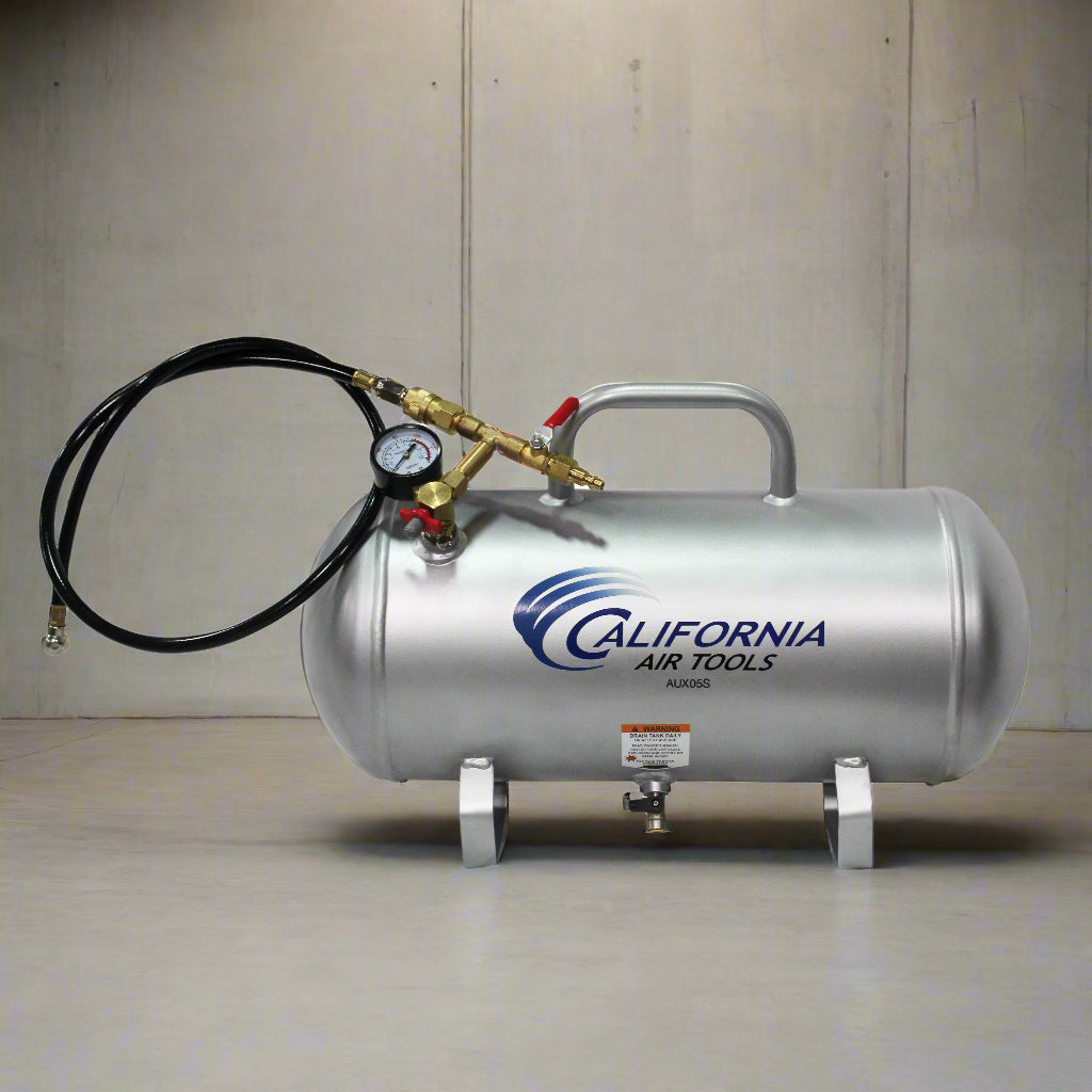 California Air Tools Portable 5 Gallon Steel Air Tank | CAT-AUX05S