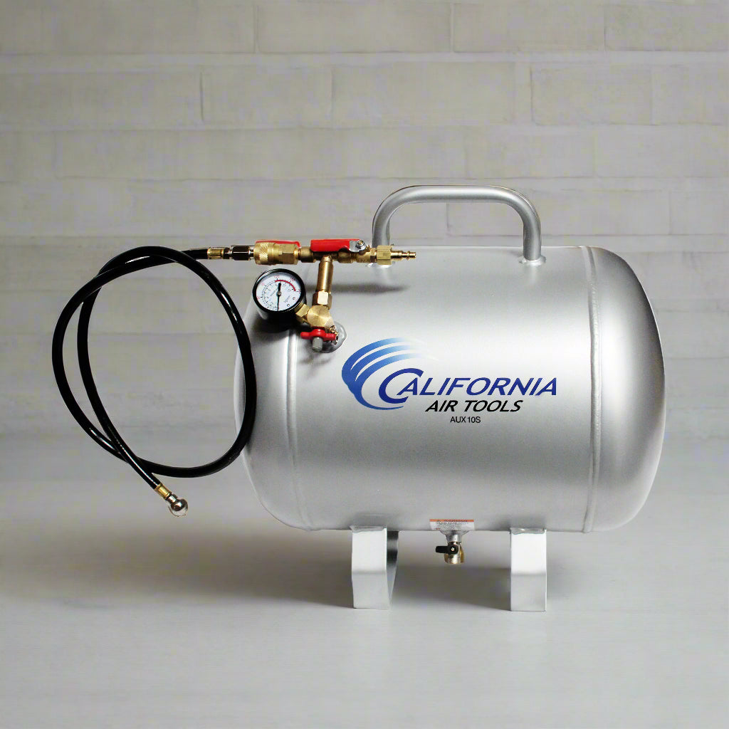 California Air Tools Portable 10 Gallon Steel Air Tank | CAT-AUX10S