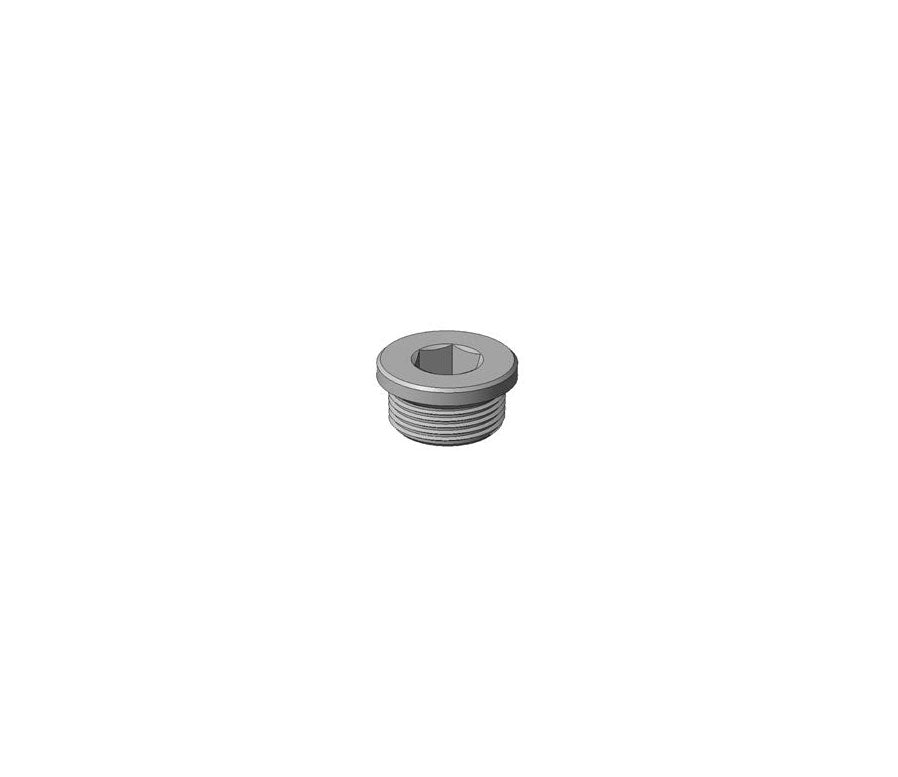 Aluminum cap for cross fitting