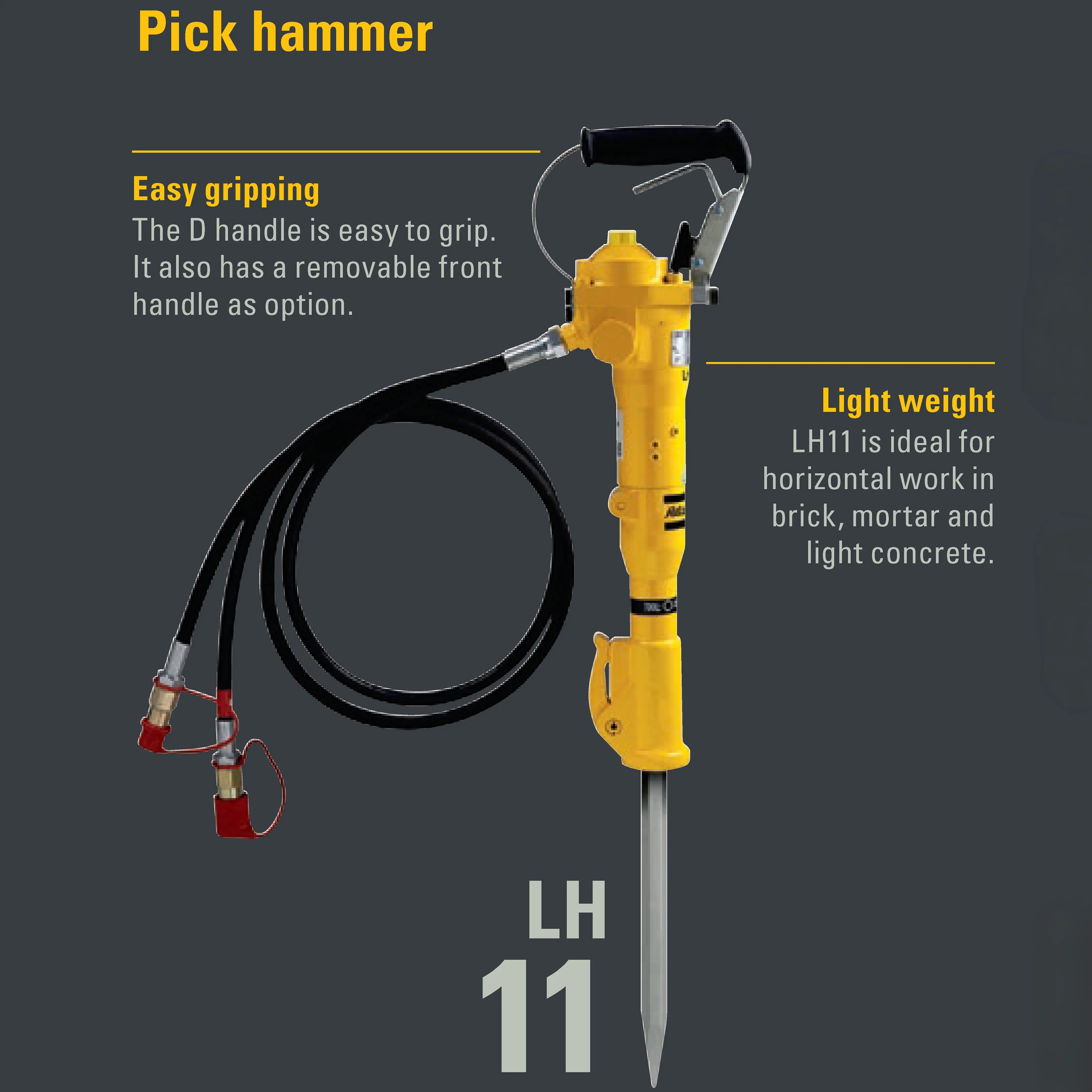 LH 11 Hydraulic Pick Hammer by Atlas Copco