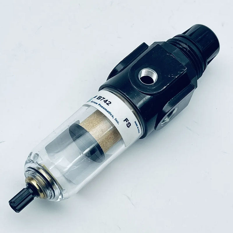 Arrow Pneumatics B742 1/4" Miniature Integral Filter/Regulator
