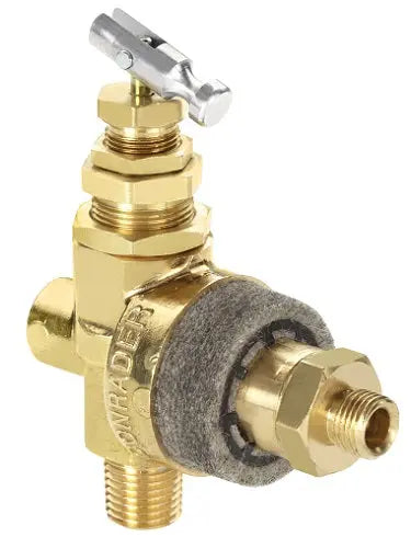 Conrader BG-Series brass venting pilot valve with manual hand unloader