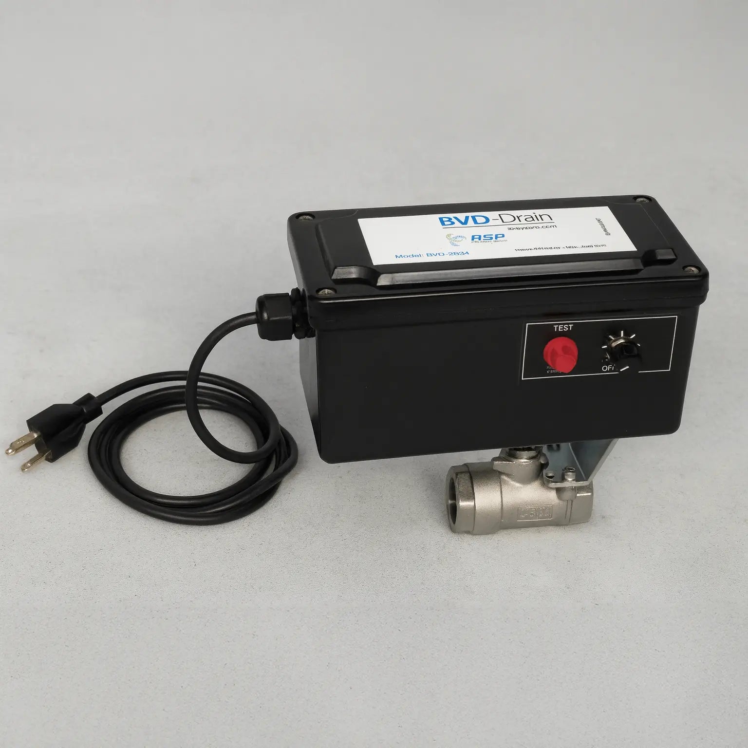 Air System Products 1/2" SS Ball Valve Drain 2,000 PSIG (BVD-2S10) Air System Products
