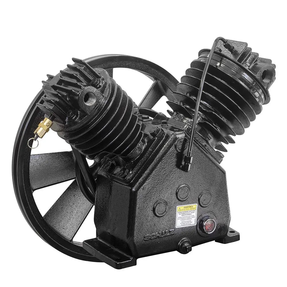 Schulz MSV 20 MAX 5 HP two-stage cast iron V-type air compressor pump