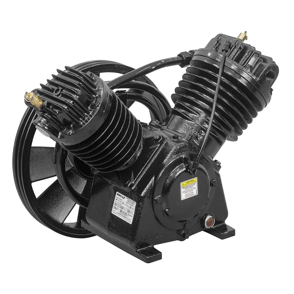Schulz MSV 30 MAX 7.5 HP two-stage cast iron V-type air compressor pump