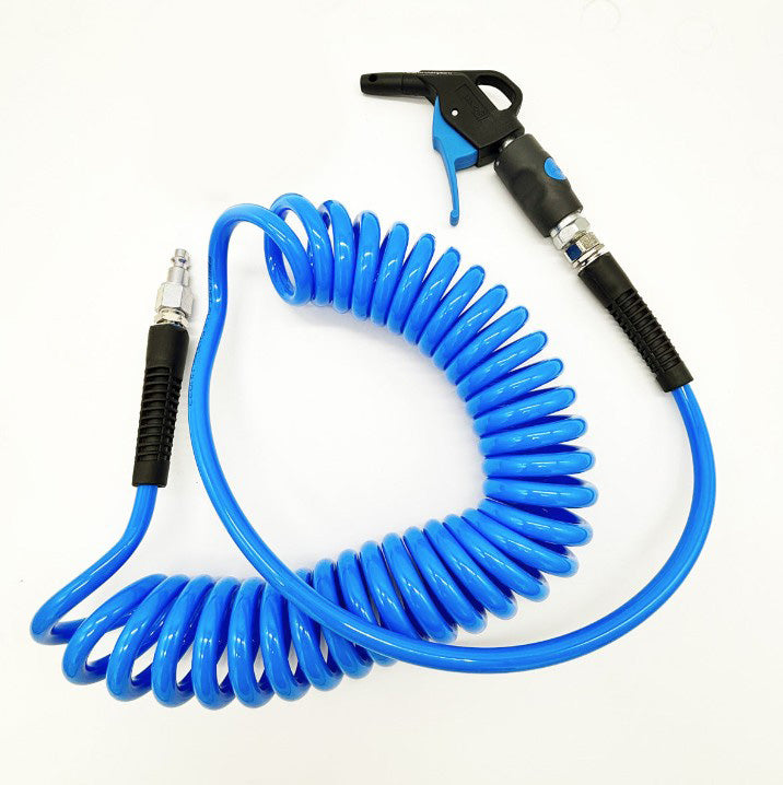 Blow Gun Kit With Blow Gun, Coil Hose, & Safety Coupling By Prevost