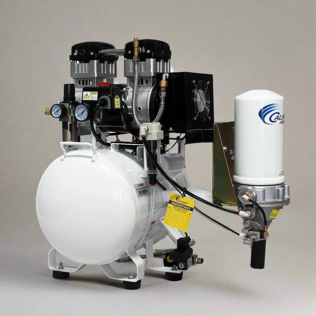 California Air Tools 2.0 Hp, 10.0 Gal. Steel Tank Ultra Quiet & Oil-Free Air Compressor with Air Drying System