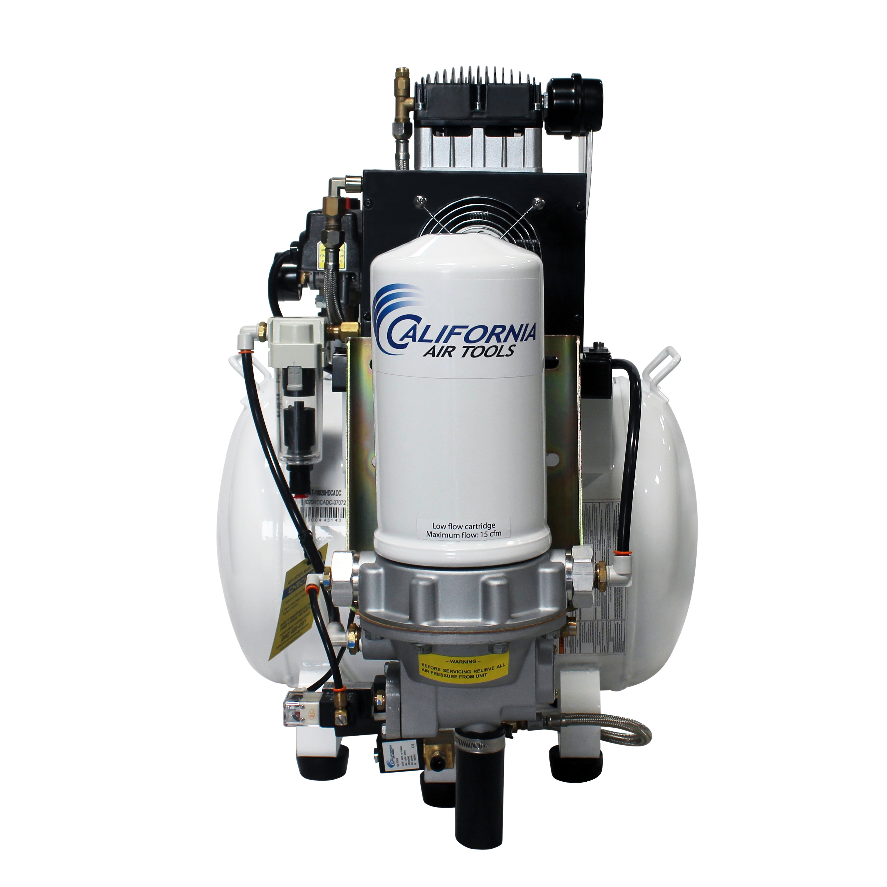 California Air Tools 2.0 Hp, 10.0 Gal. Steel Tank Ultra Quiet & Oil-Free Air Compressor with Air Drying System