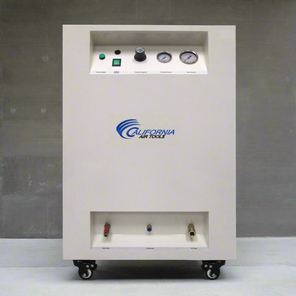 California Air Tools 2.0 Hp 10.0 Gal. Steel Tank Ultra Quiet & Oil-Free Air Compressor in Sound Proof Cabinet