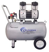 California Air Tools 2.0 Hp, 15.0 Gal. Steel Tank Ultra Quiet  & Oil-Free Air Compressor