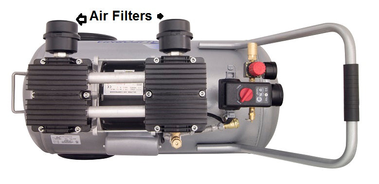 California Air Tools 2.0 Hp, 15.0 Gal. Steel Tank Ultra Quiet & Oil-Free Air Compressor