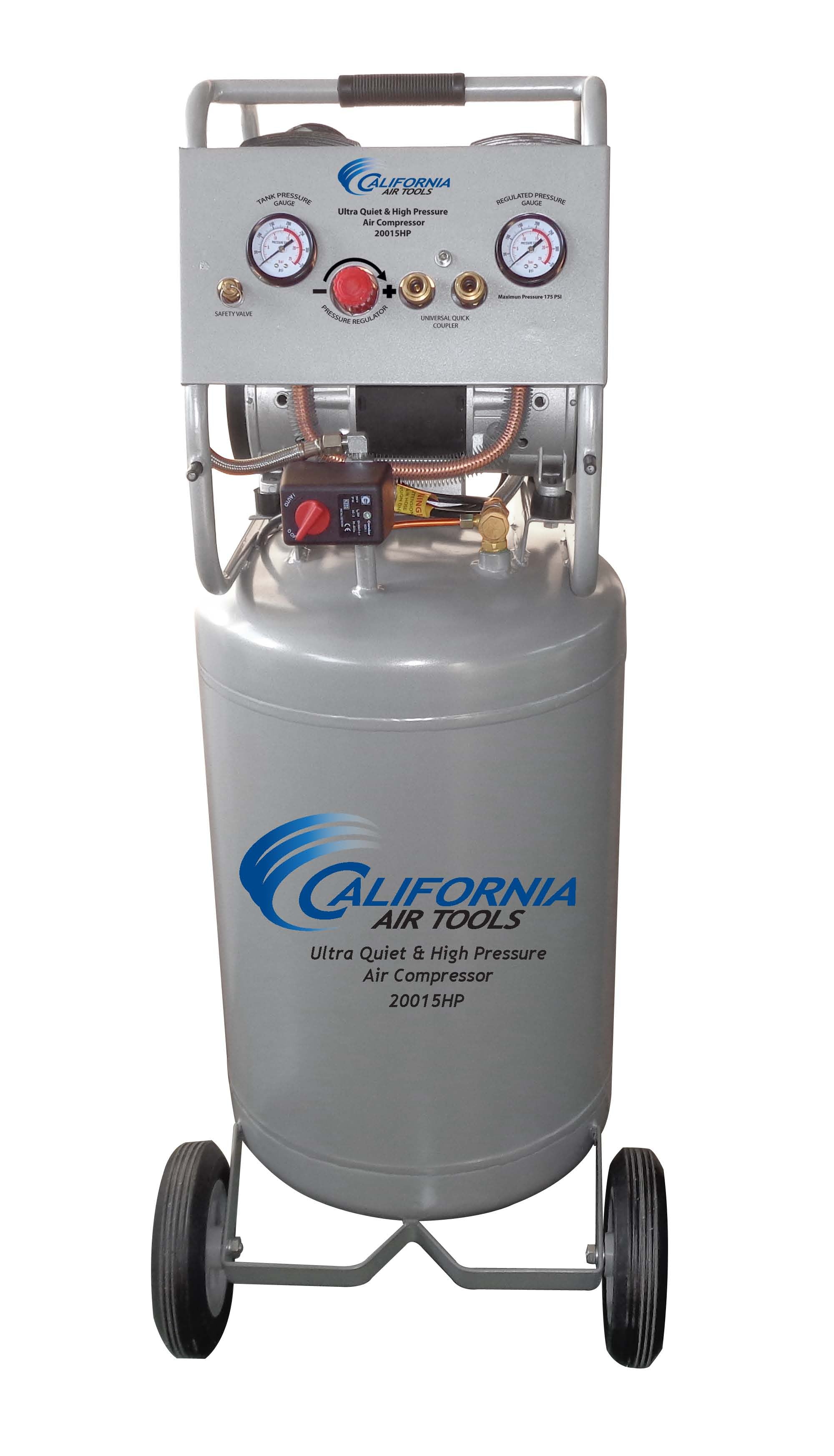 California Air Tools 1.5 Hp, 20 Gal. 175 PSI Two Stage Ultra Quiet & Oil-Free  Air Compressor
