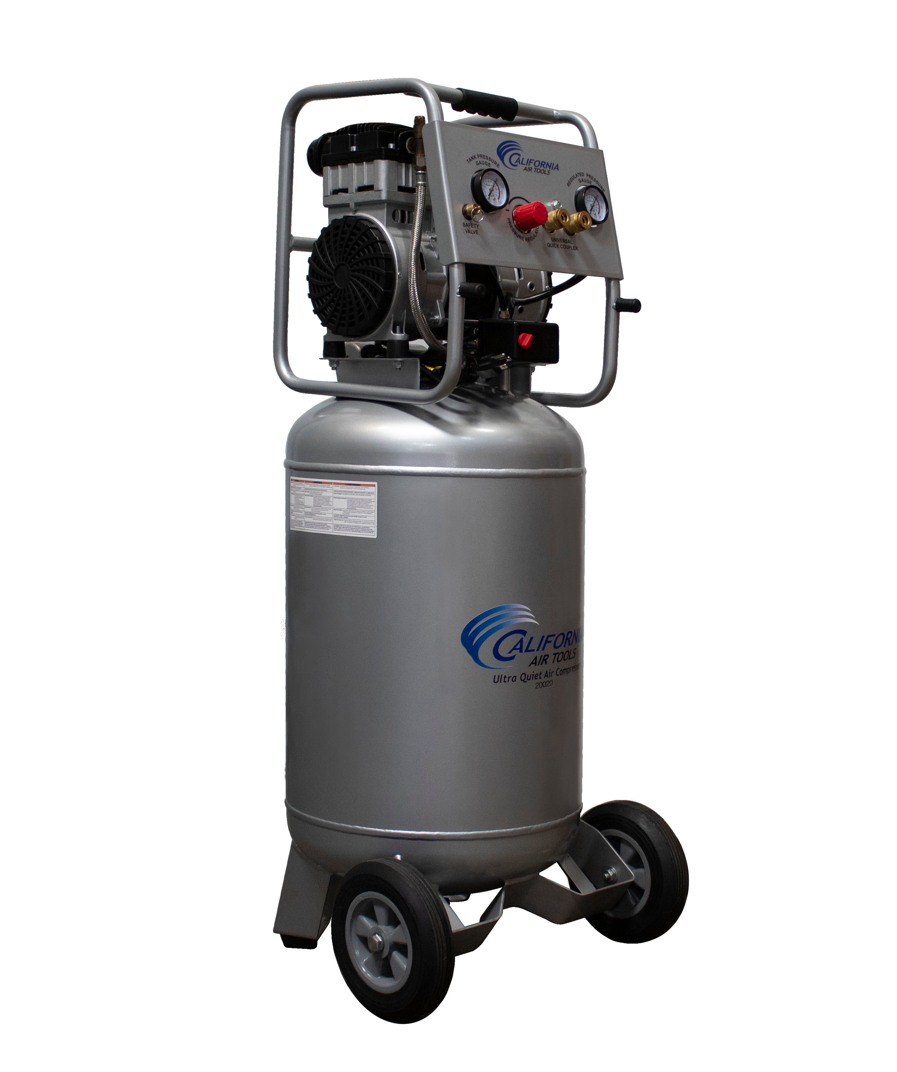 California Air Tools 2.0 Hp, 20.0 Gal. Steel Tank Ultra Quiet & Oil-Free Air Compressor