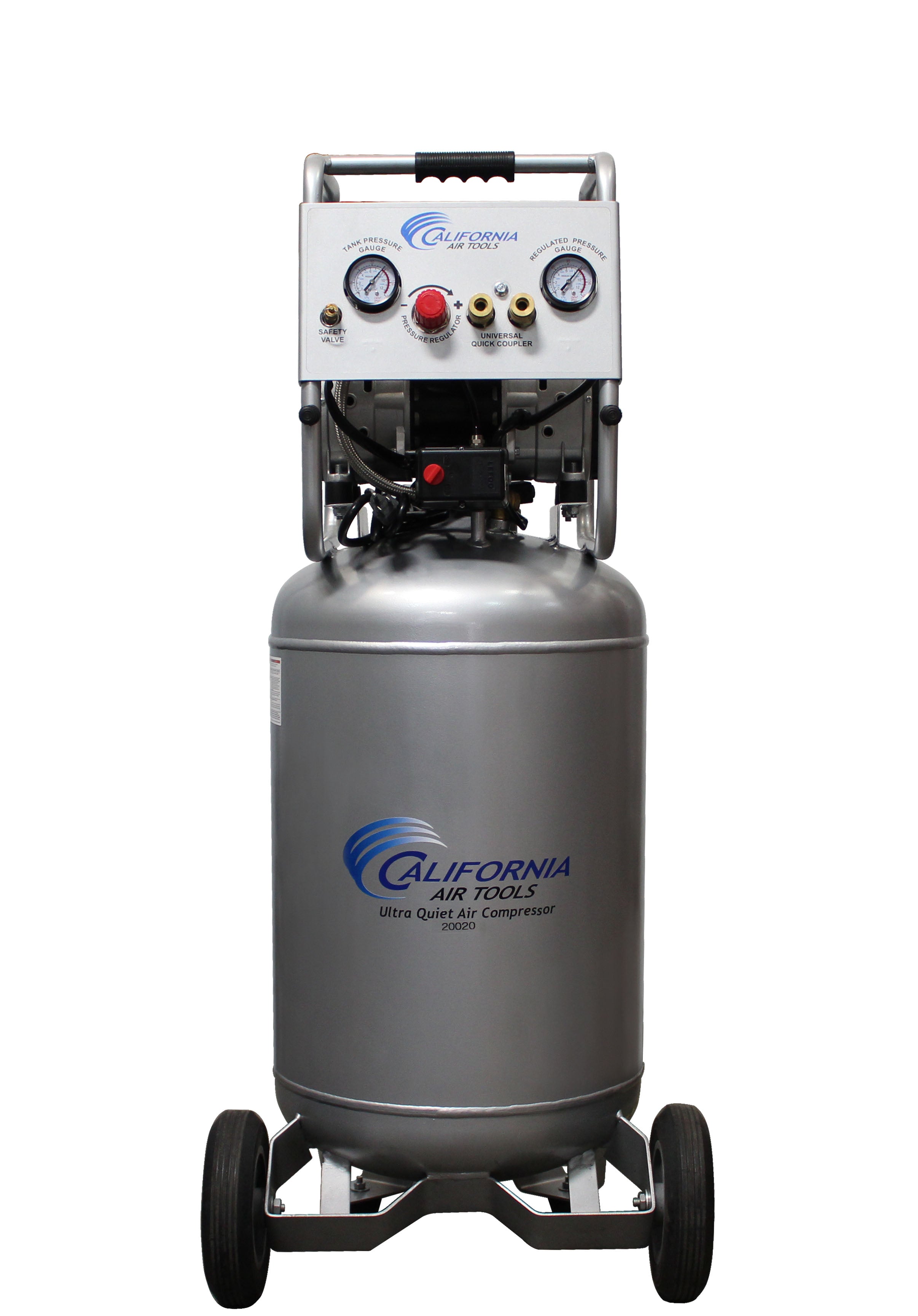 California Air Tools 2.0 Hp, 20.0 Gal. Steel Tank Ultra Quiet & Oil-Free Air Compressor  (220 V 60 Hz)