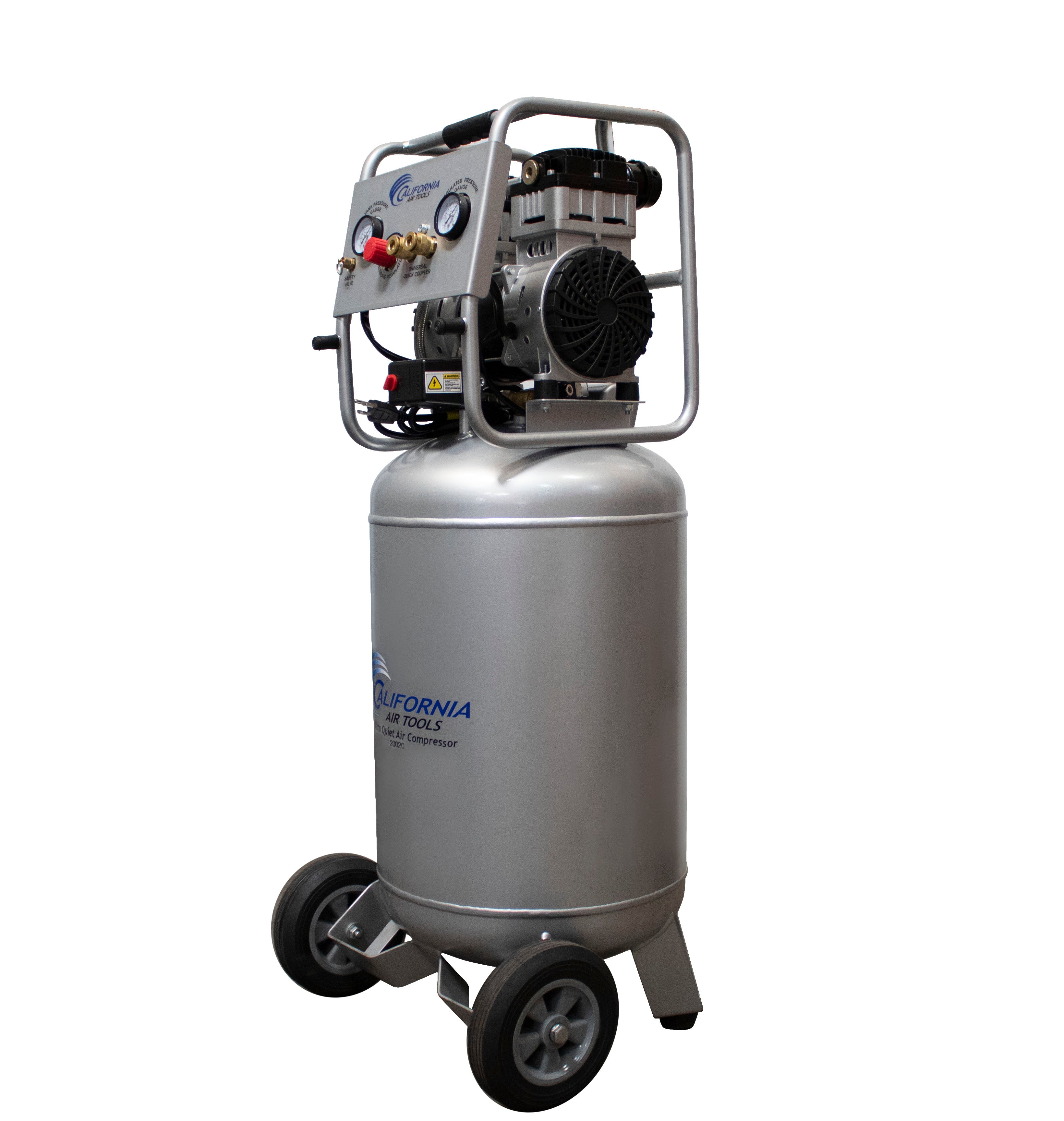 California Air Tools 2.0 Hp, 20.0 Gal. Steel Tank Ultra Quiet & Oil-Free Air Compressor  (220 V 60 Hz)