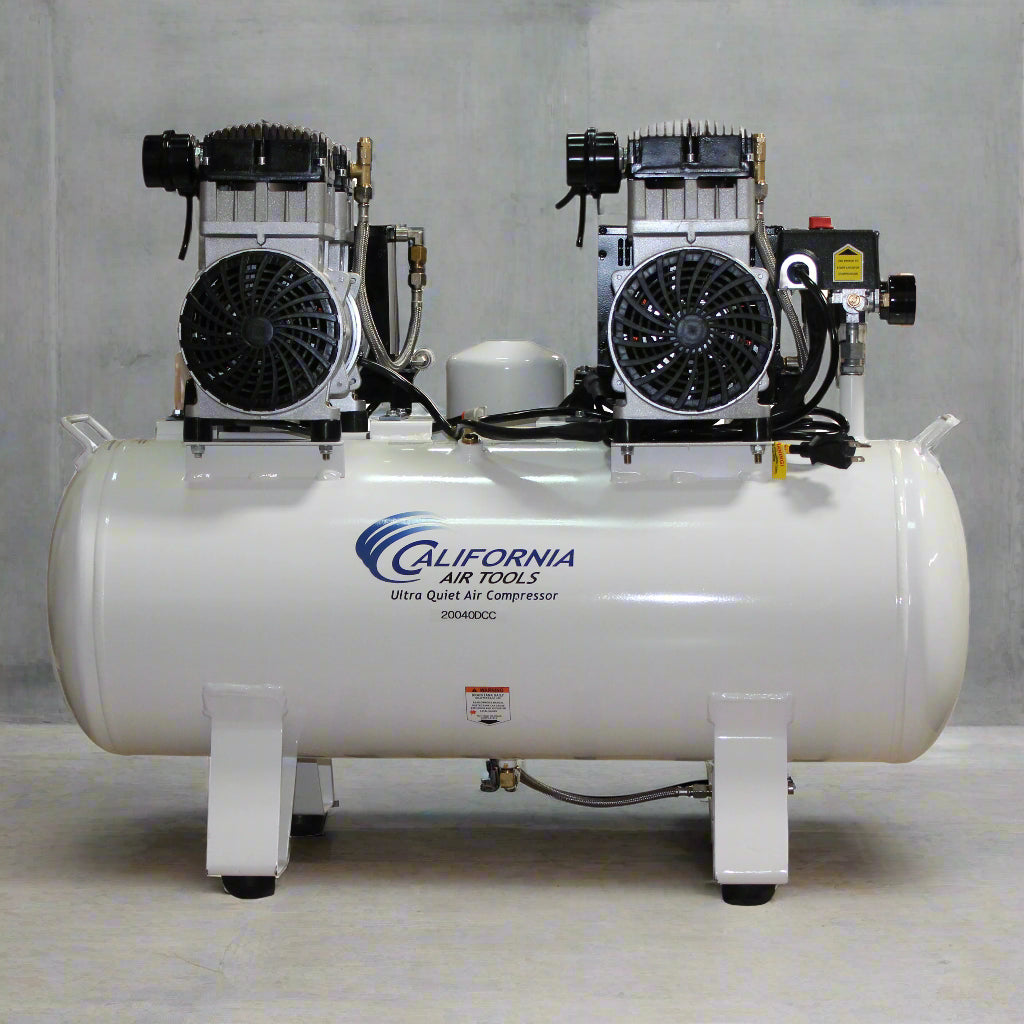 California Air Tools 4.0 Hp, 20.0 Gal. Steel Tank Air Ultra Quiet, Ultra Dry Oil-Free Compressor with Air Drying System & Auto Drain