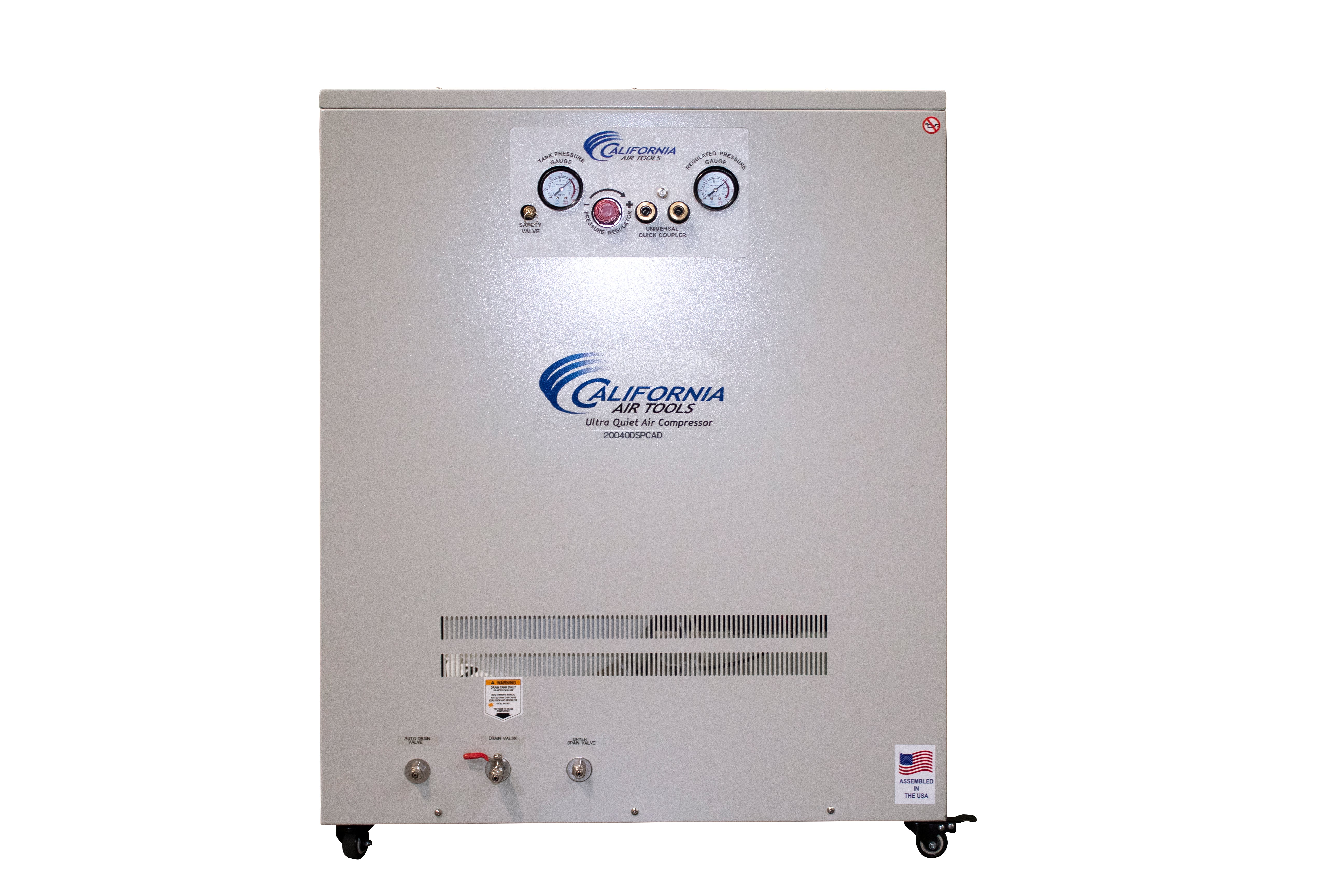 California Air Tools 4.0 Hp, 20.0 Gal. Ultra Quiet & Oil-Free Air Compressor with Air Drying System in Sound Proof Cabinet